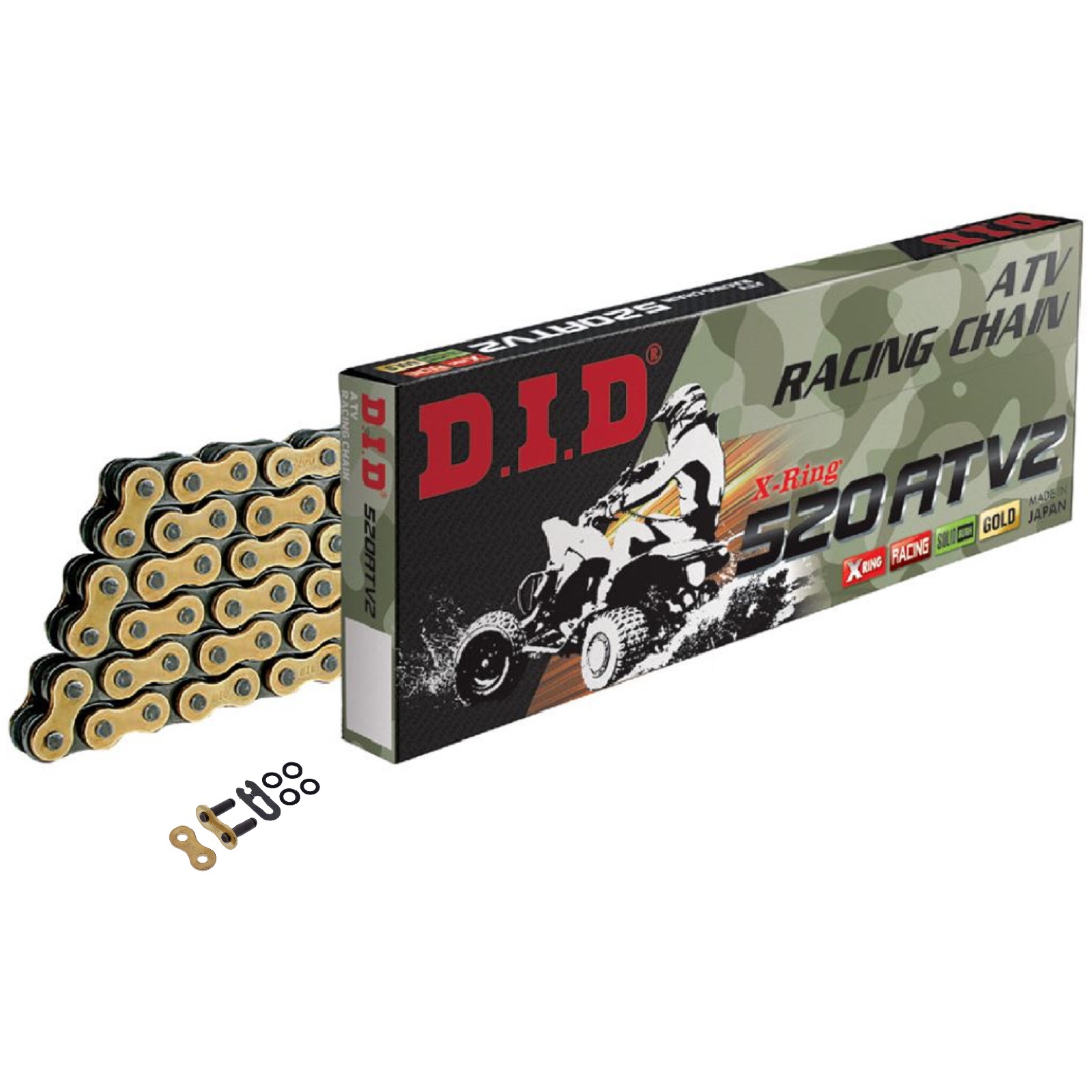 DID X-Ringkette G&B 520ATV2/096 Kette offen mit Clipschloss