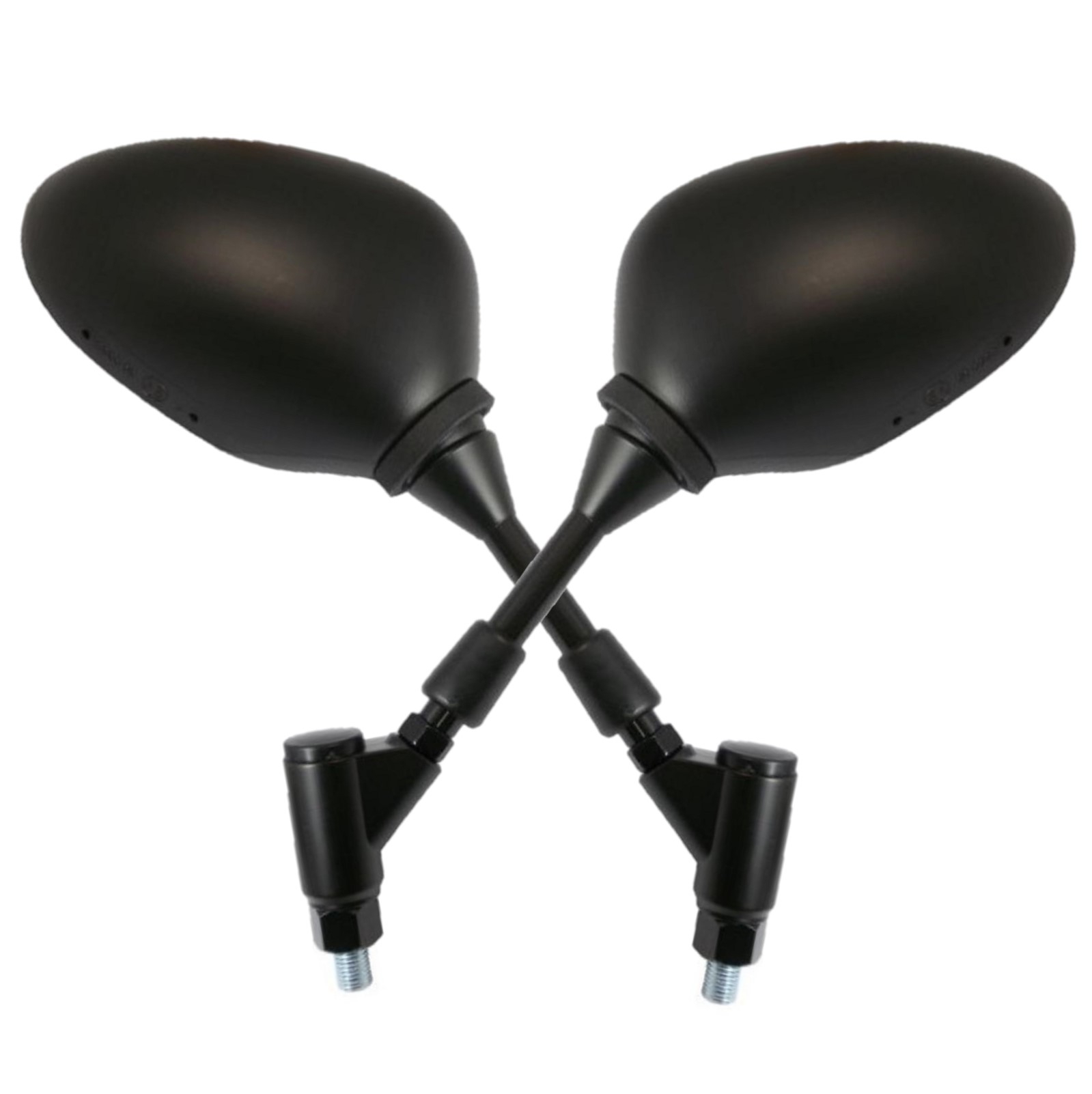 JMP Rückspiegel Paar für Yamaha FZ8 800 N NA 2011 - 2016 XJ6 600 N NA 2009 - 2016 schwarz