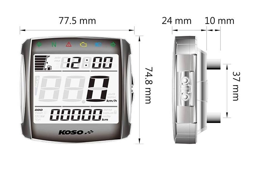 KOSO Digitaler Tachometer XR-S 01