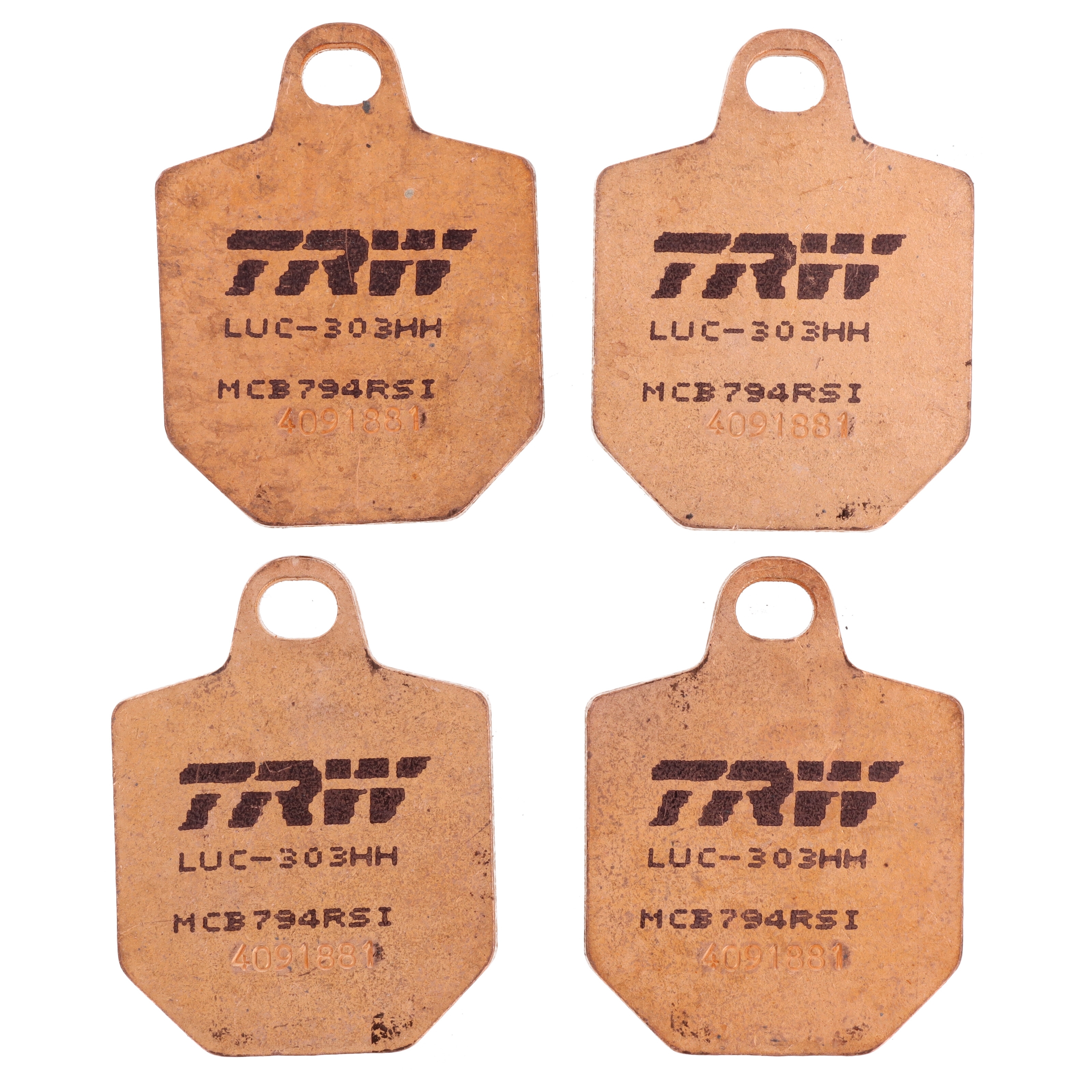 TRW MCB794RSI Sintermetall Bremsbeläge vorne für KTM SMR 450 Supermoto SMR560 HM-Moto CRM-F