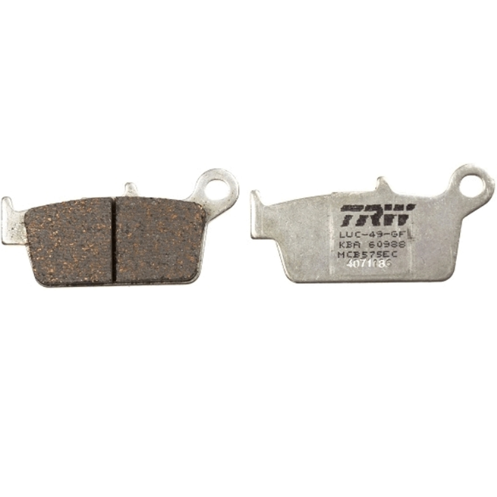 TRW MCB575EC Offroad Bremsbeläge hinten für Honda CR XR Kawasaki KX KLX Suzuki DR DR-Z RM Yamaha WR