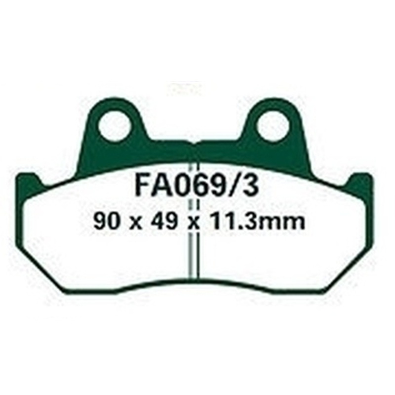 Bremsbeläge FA69/3 für Honda CBR 600 CBX VT VFR 750 VF 1000 1100 GL 1200 1500