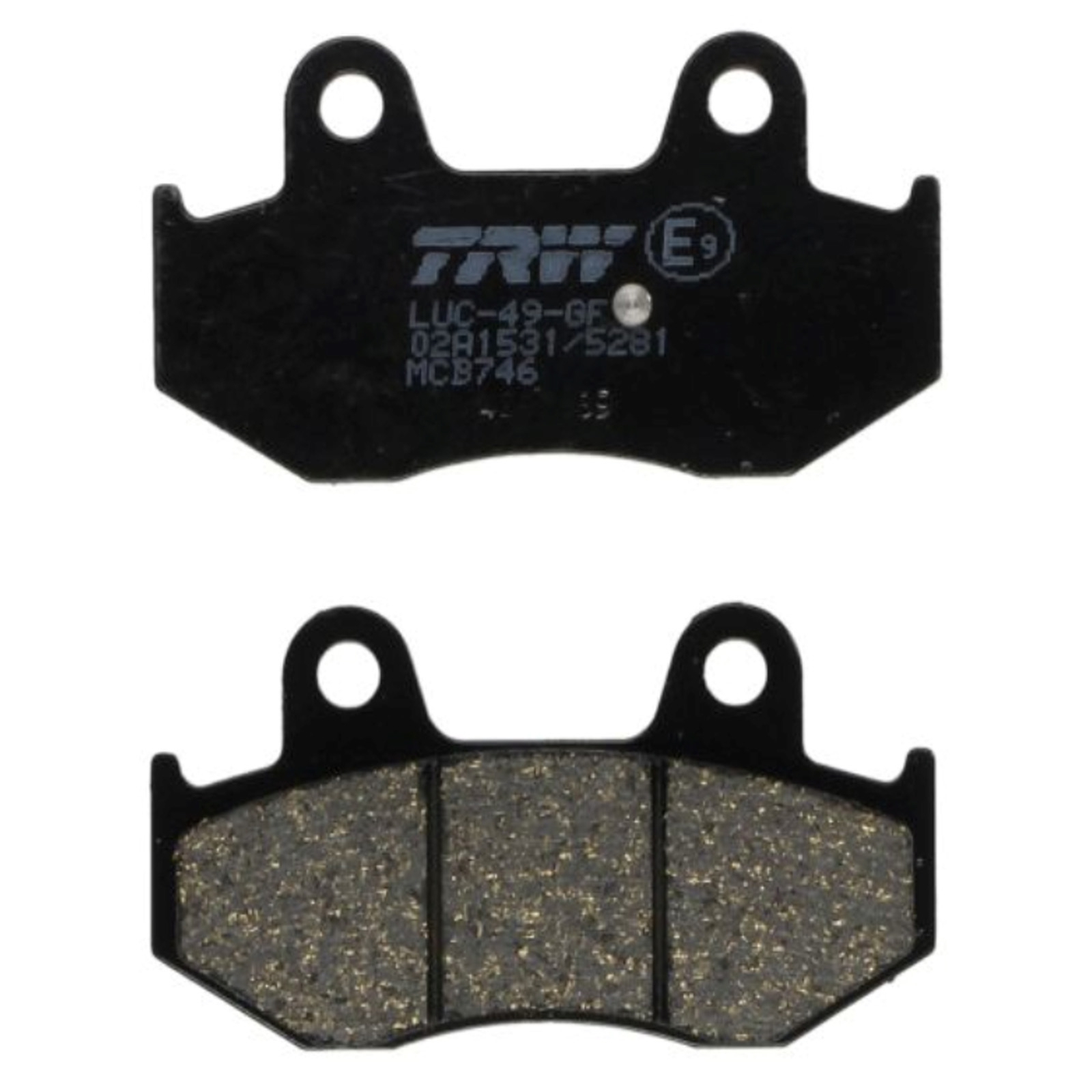 TRW MCB746 Bremsbeläge hinten für Suzuki Burgman AN250 1998 - 2006 AN400 1999 - 2006