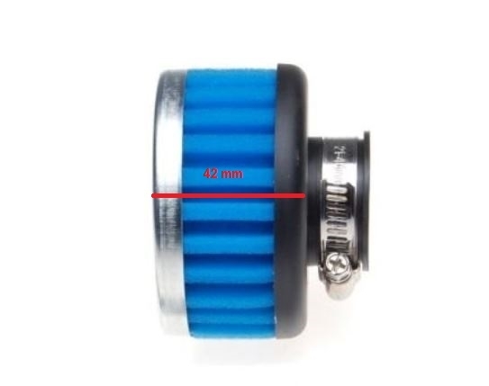 Tuning Sportluftfilter Luftfilter blau 35 mm Sport Universal Air filter