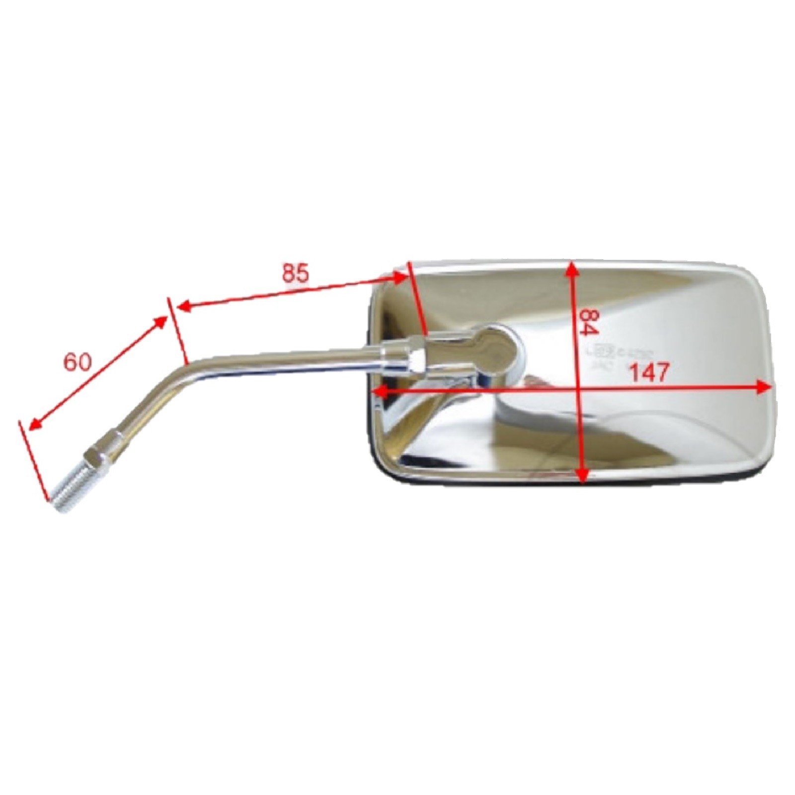 JMP Rückspiegel Paar für Yamaha XV500 SE 26R 1983 - 1984 XV750 SE 5K4 1981 - 1984 E-geprüft