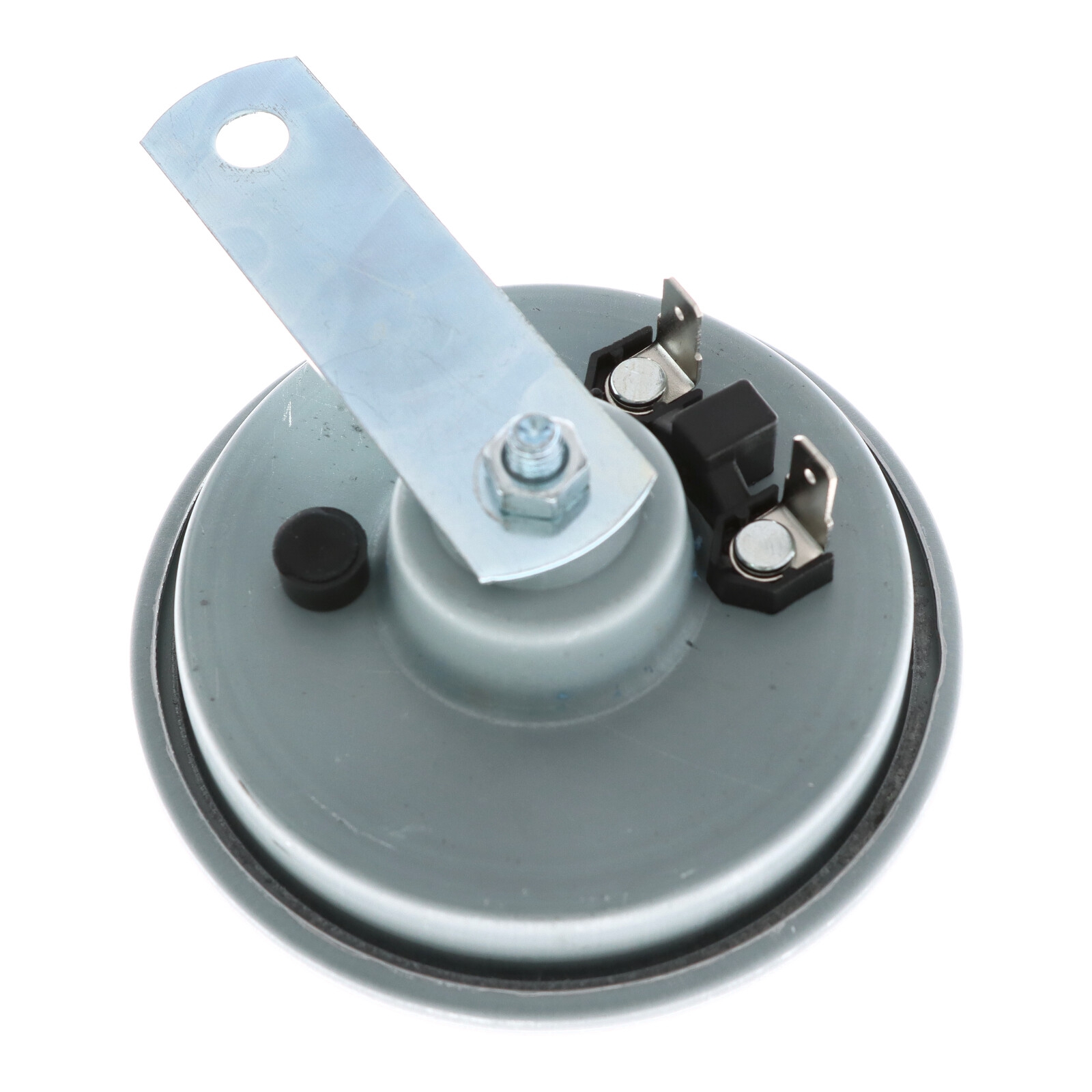 Elektrische Hupe 12V 11A für Motorrad Chopper Roller Quad ATV 100 mm grau