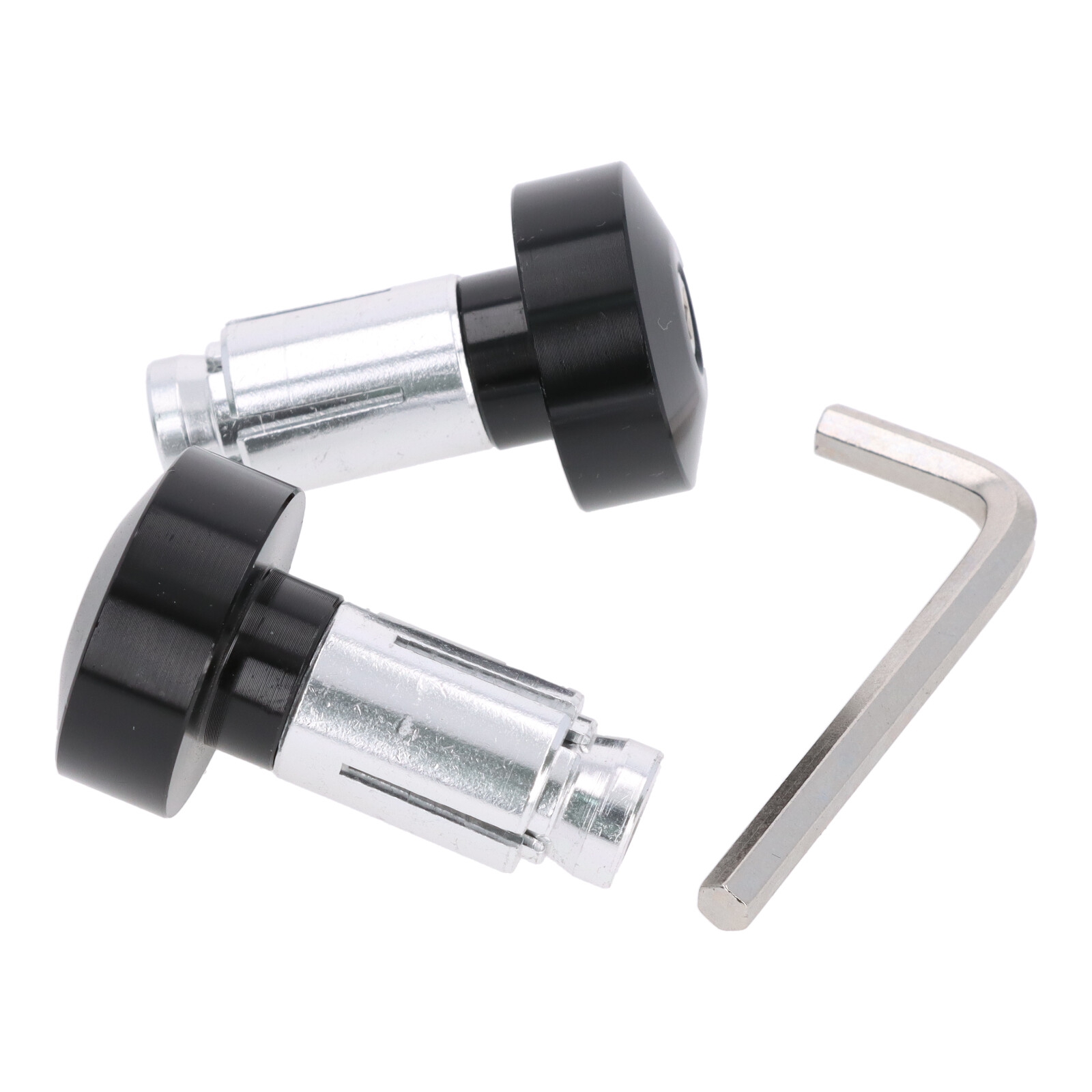 Lenkerenden Lenkergewichte schwarz 2x47g für Lenker 13-19 mm Motorrad Quad ATV