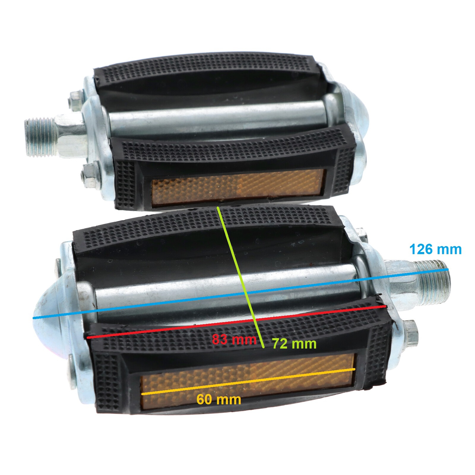 Moped Pedale für Simson SR1 SR2 E SL1 Mofa Komar Romet MR Condor Rys Zak 25