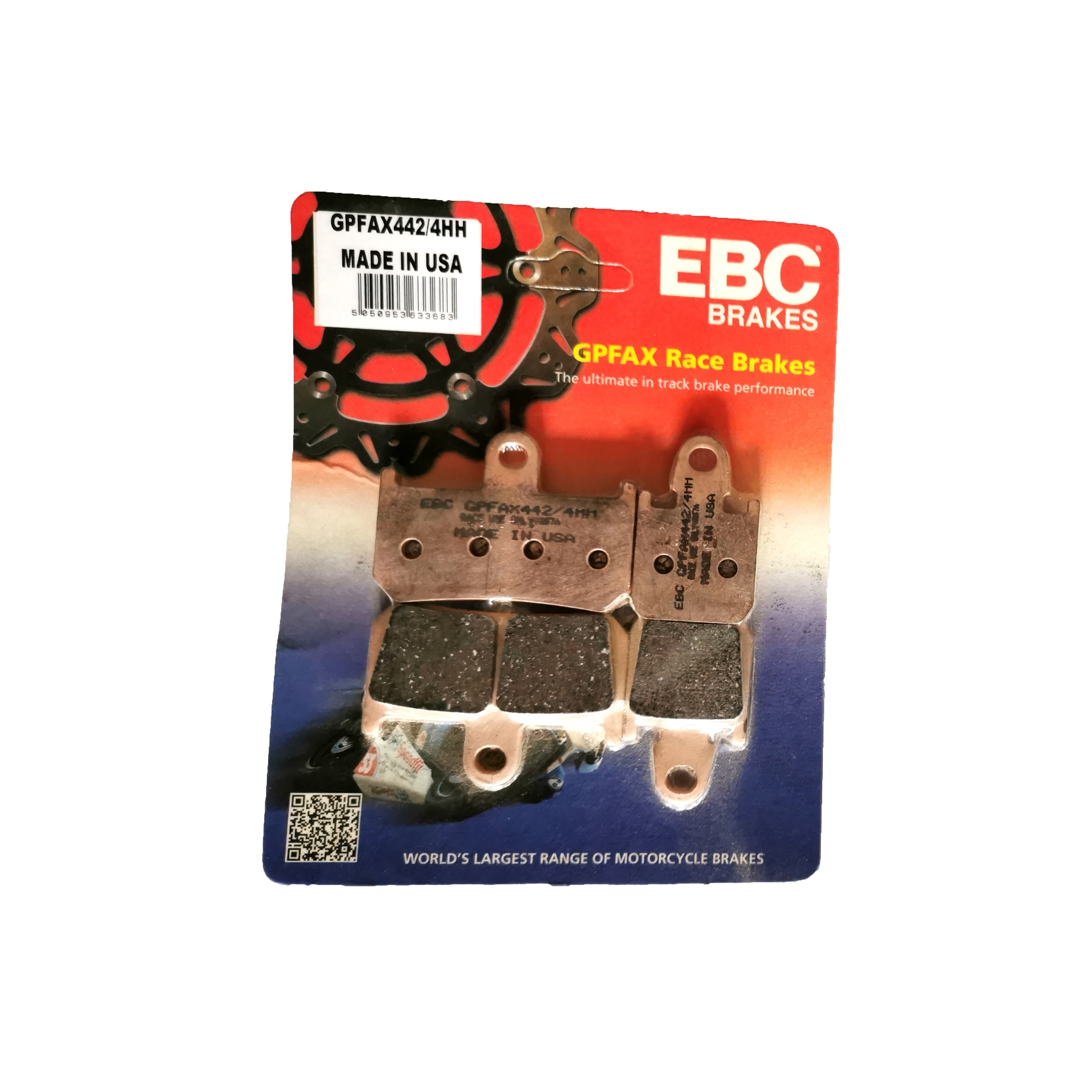 Sinter Race Bremsbeläge GPFAX442/4HH für Yamaha YZF-R1 1000 MT-01 VMX-17 1700