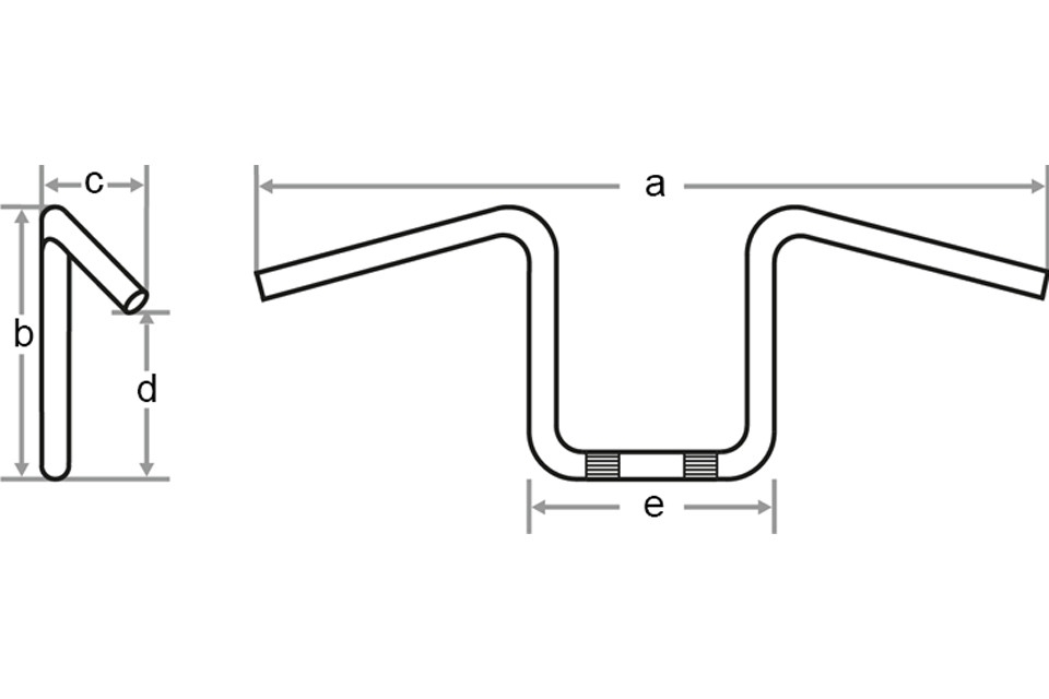 Fehling Drag Bar Lenker 22mm 7082