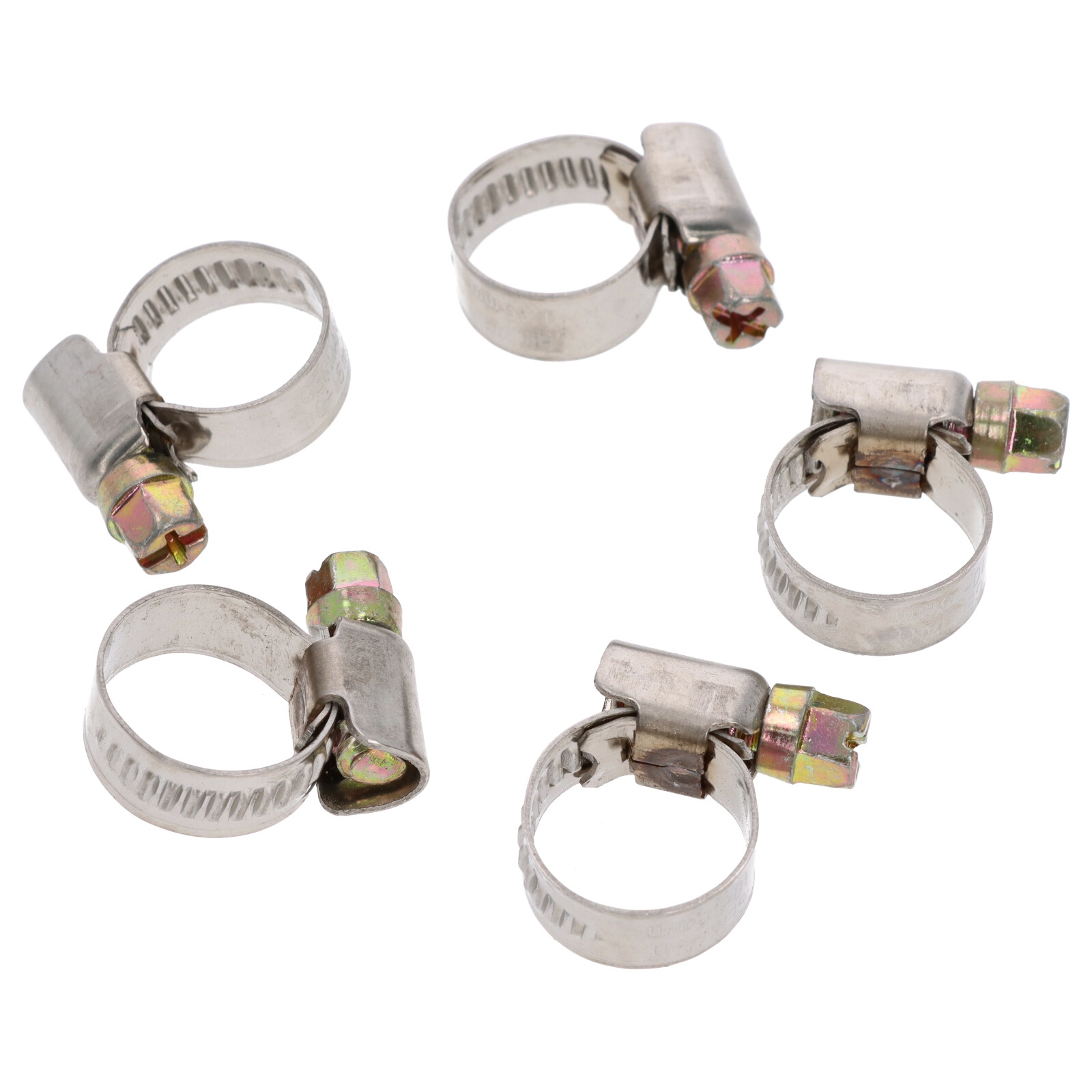 5x Schlauchklemme Spannbereich 10-16mm 9mm Rohrschelle Binder Schlauch W2 DIN3017
