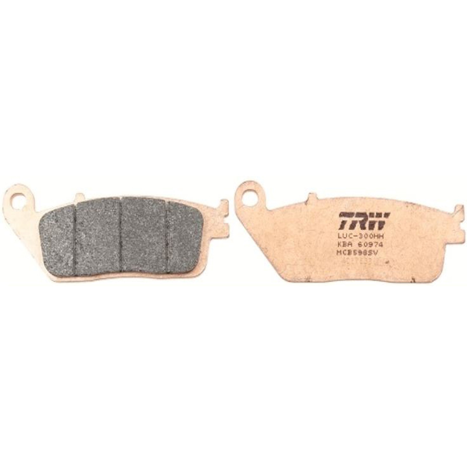 TRW Sinter Bremsbelagsatz für Yamaha WR125 2009-2017 XC BMW C1 125 Triumph Street Triple 675