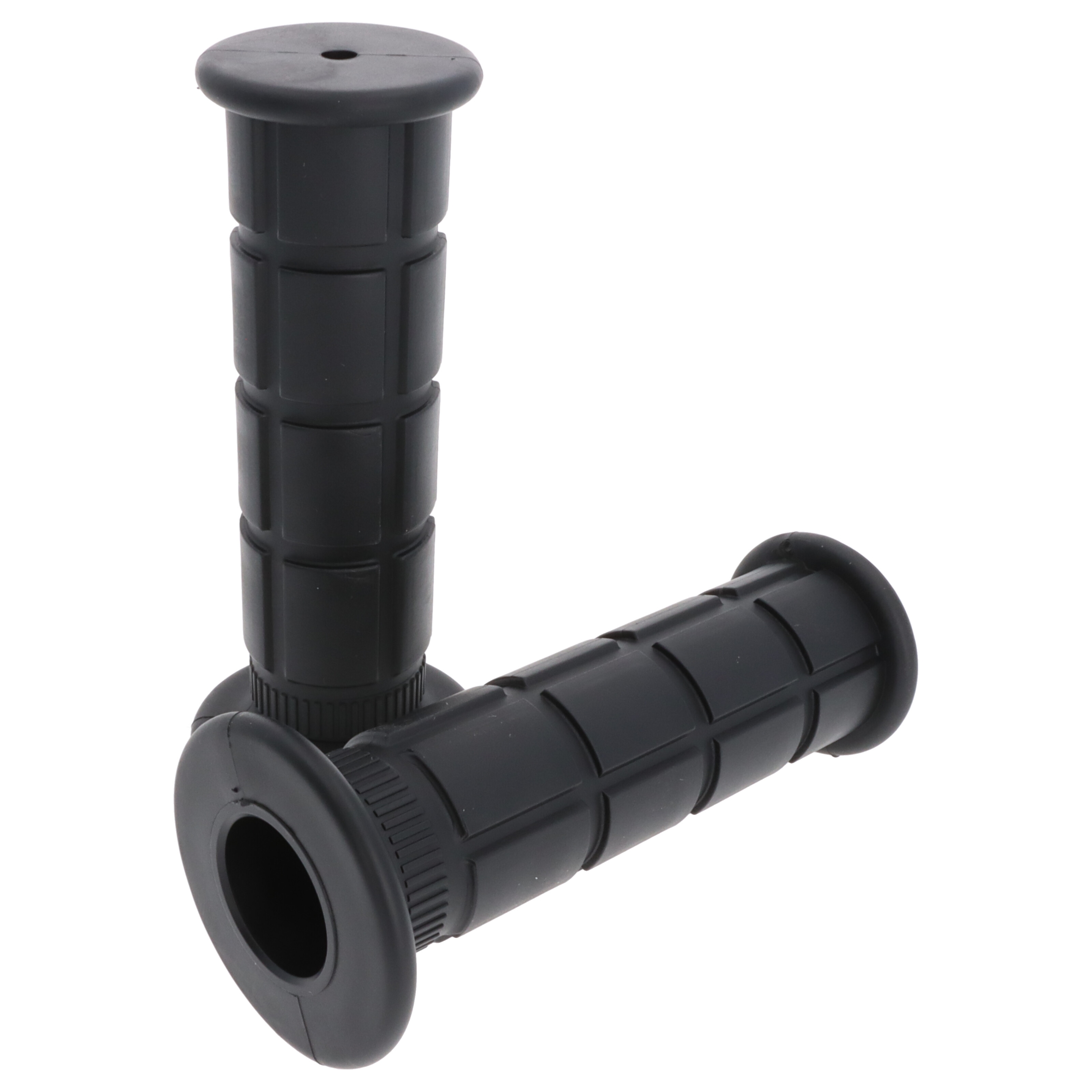Motorrad Griffgummi-Paar schwarz für 7/8"-22 mm Lenker, Länge:124 mm