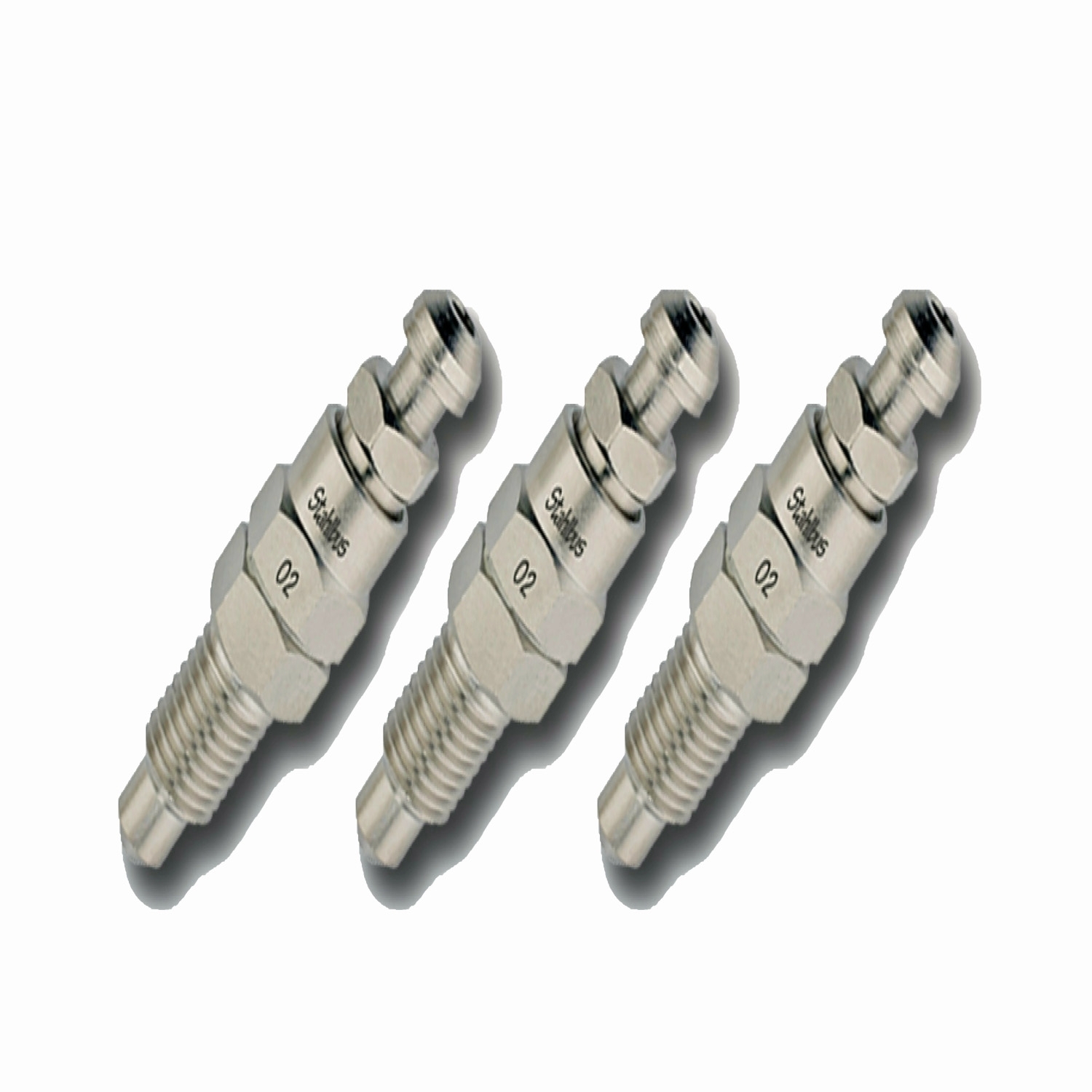 SB-110321 3x stahlbus Schnell-Entlüfterschraube M8x1.0x16mm mit integriertem Entlüftungsventil