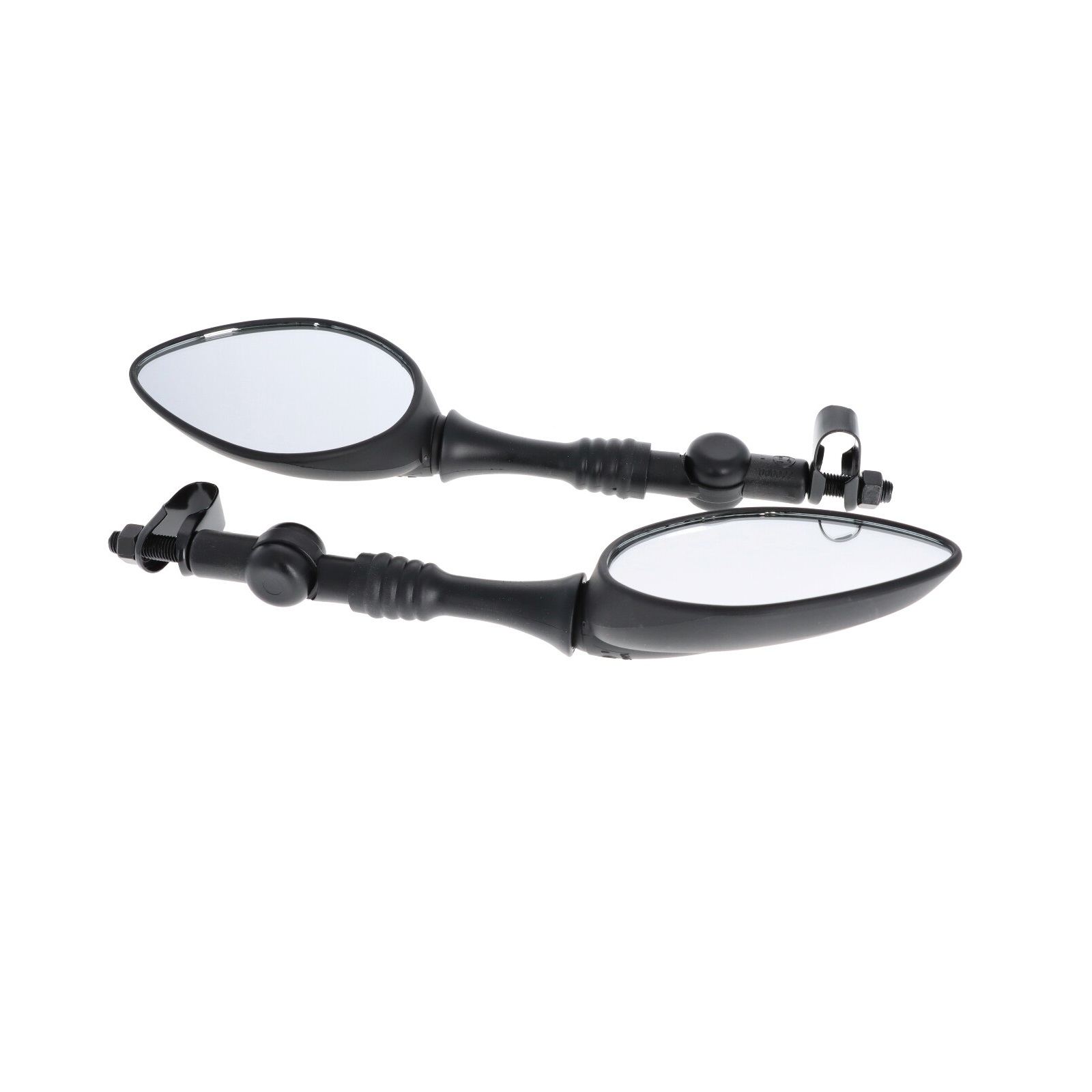 Spiegelpaar für KTM Enduro Suzuki RM Husqvarna ATV Quad Cross schwarz E-geprüft