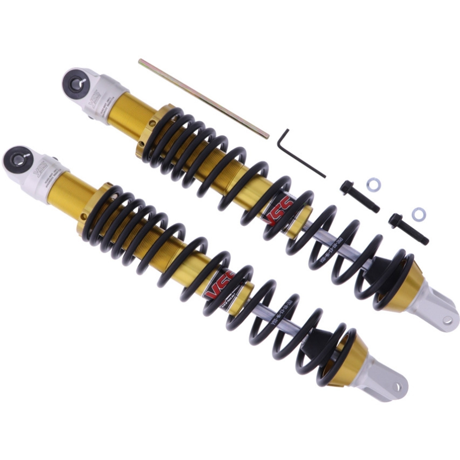 YSS TE302-405T-04AL-38 Stoßdämpfer Federbeine hinten für Yamaha X-Max YP400 R 2013-2016 SH071 SH075