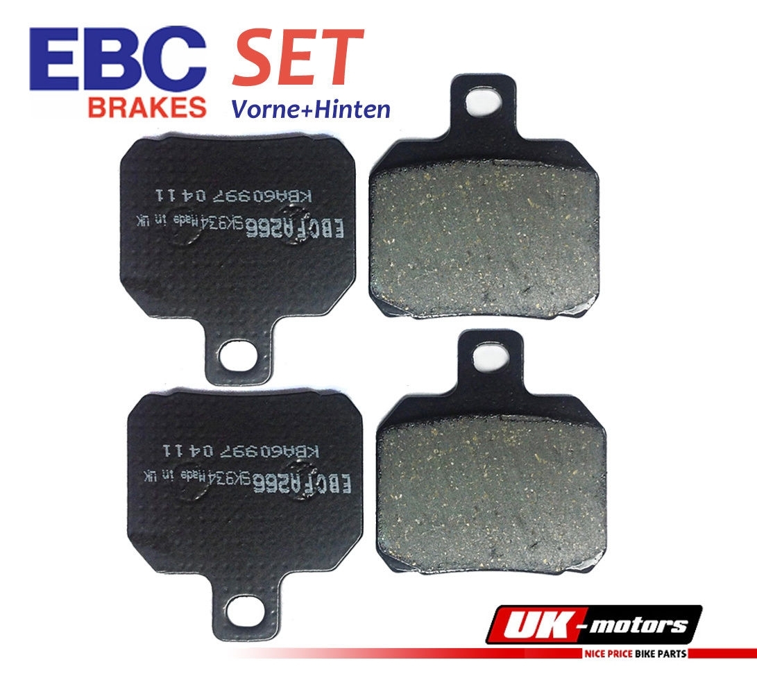 EBC Bremsbeläge SET Vorne + Hinten für Bombardier Traxter Footshift 01