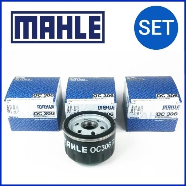 3x MAHLE Ölfilter für BMW C 400 650 F 650 750 800 850 900 K 1600 R 1200 GS R S ST R 1800
