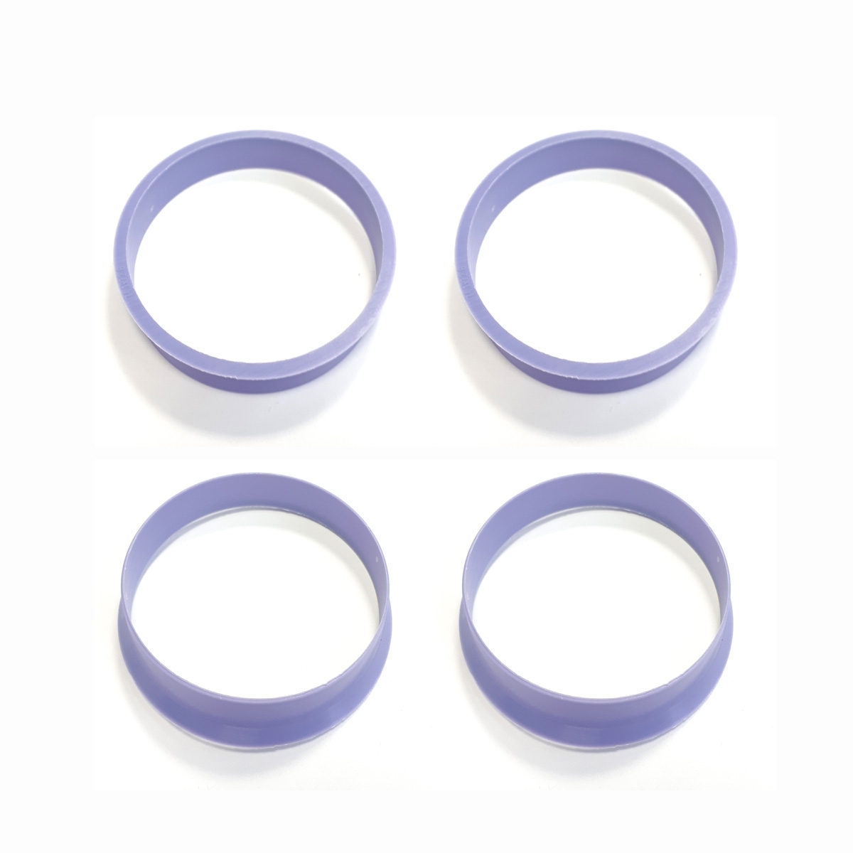 4 X Zentrierring FZ29 LILA 74,1 mm x 72,6 mm