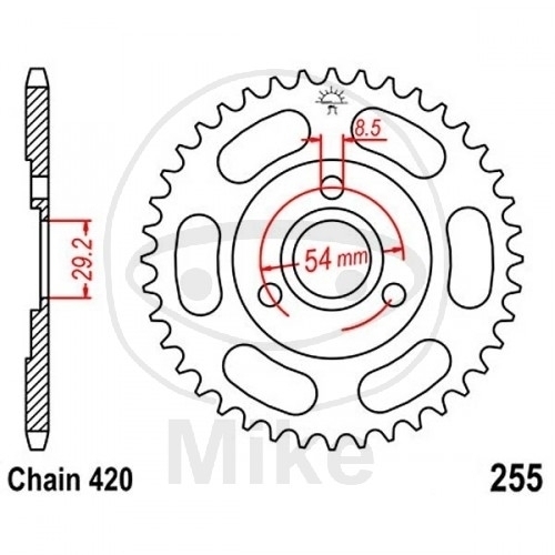 JT Kettenrad 35 Zähne Teilung 420 / JTR255.35 JT Sprockets