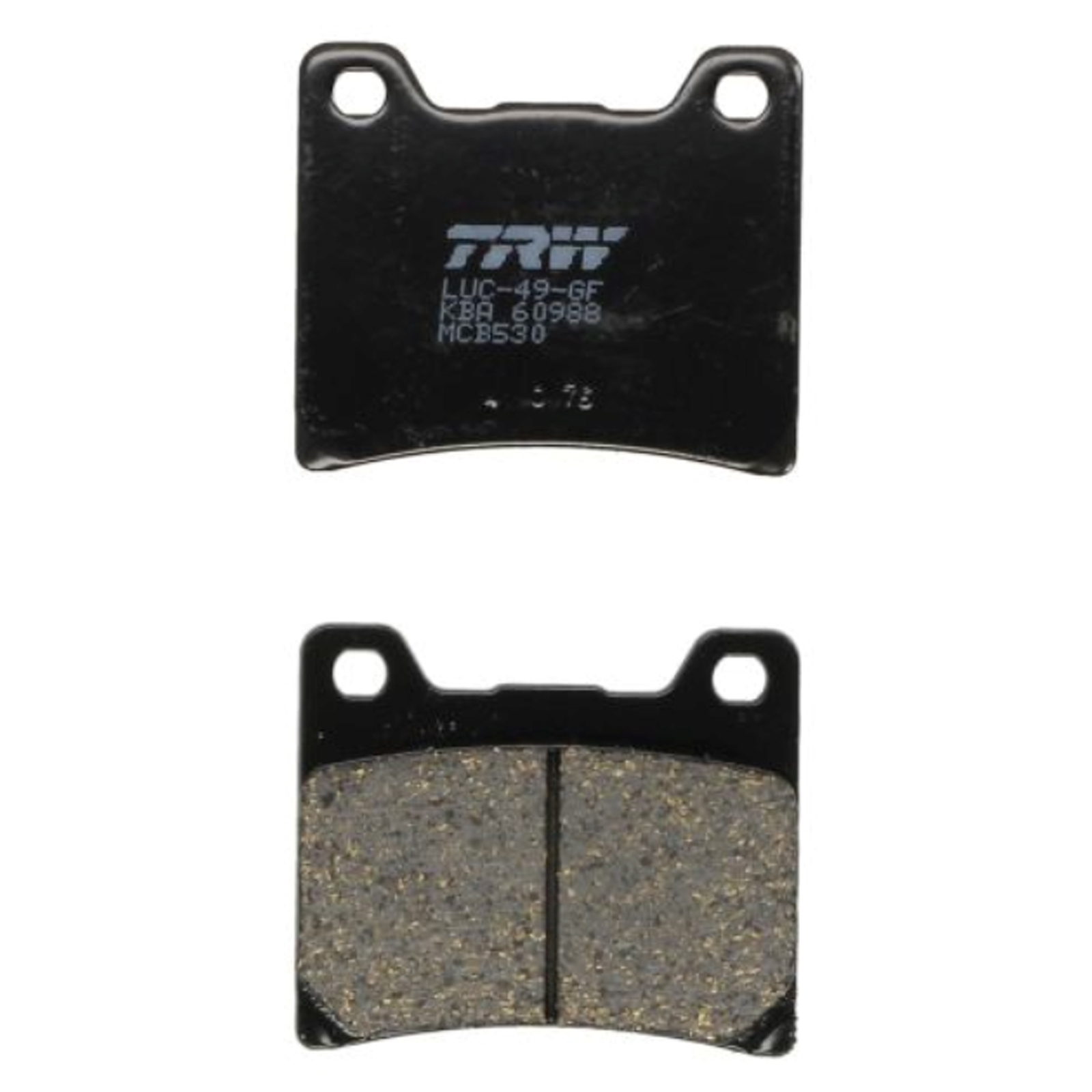TRW Bremsbelagsatz komplett für Yamaha FZR 1000 Genesis Exup 3LE 1991-1993 vorne+hinten