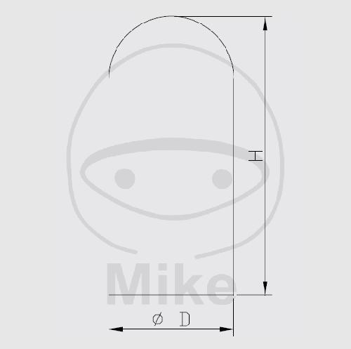 Kabaya rear shock membrane 46 X 103