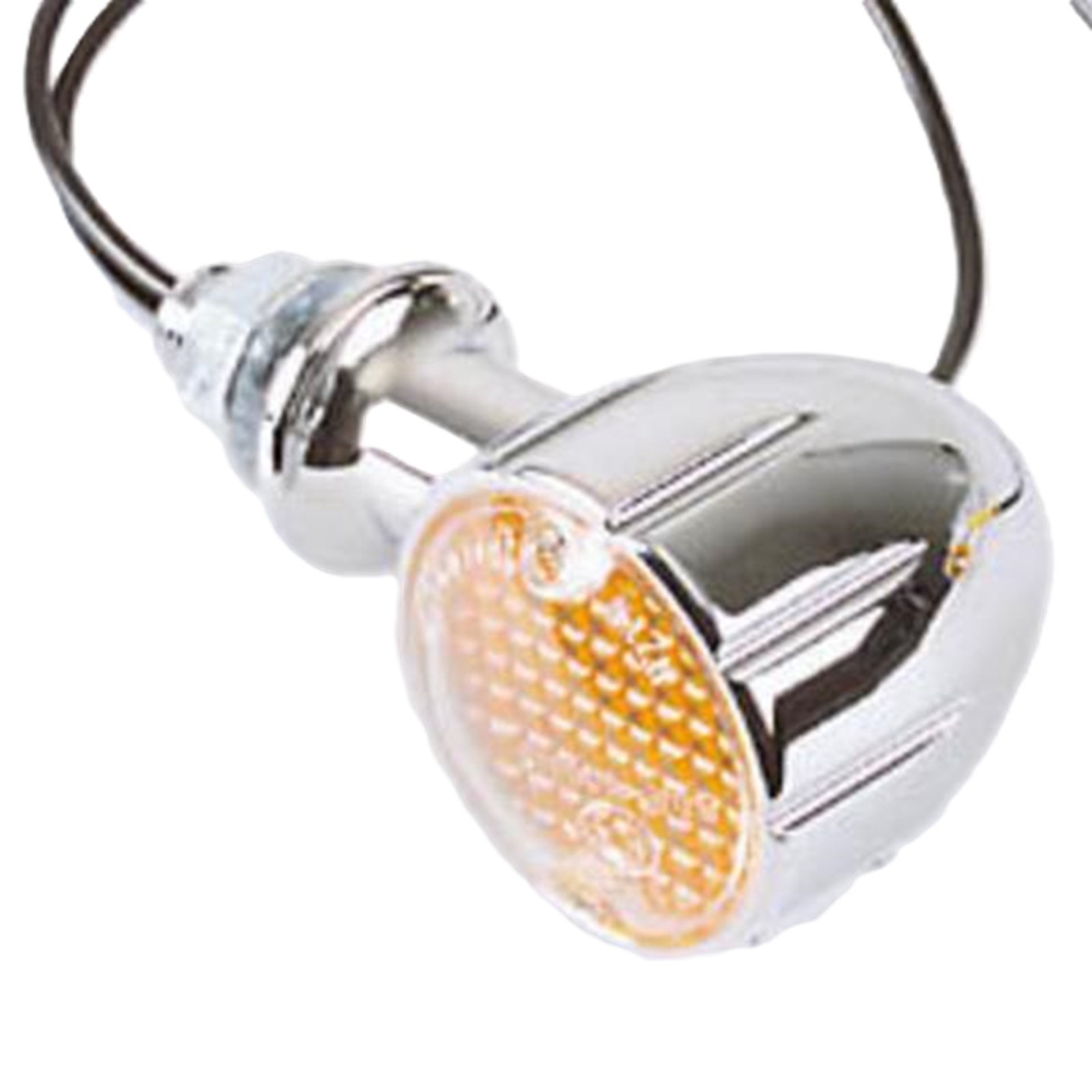 Highsider 203-335 Blinker Paar für Honda Kawasaki Suzuki Yamaha smart Arizona vorne hinten chrom Miniblinker