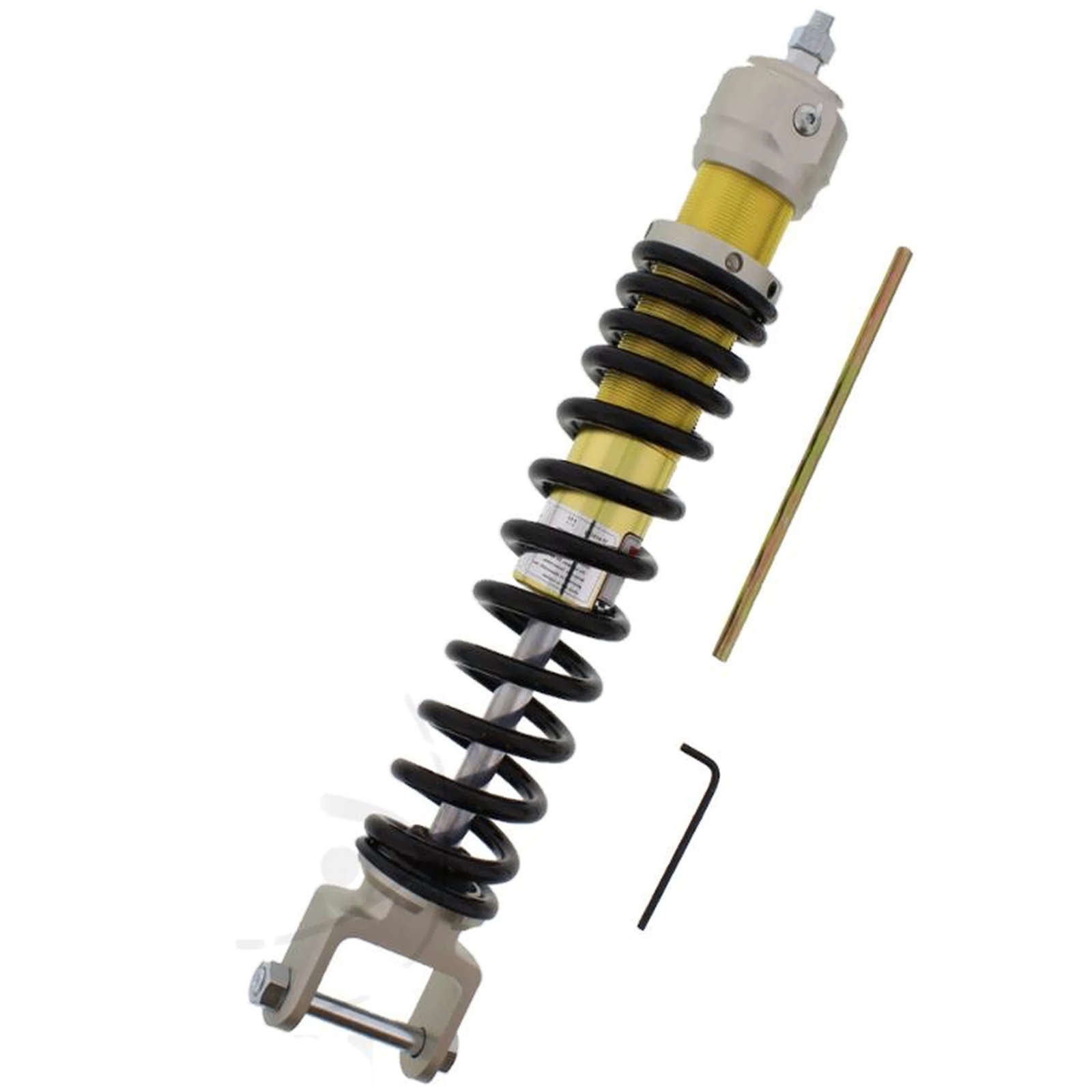 YSS OE302-340T-01AL-38 Stoßdämpfer Federbein hinten für Vespa PX80 1981-96 PX125 1981-16 PX200 1982-03 PX150