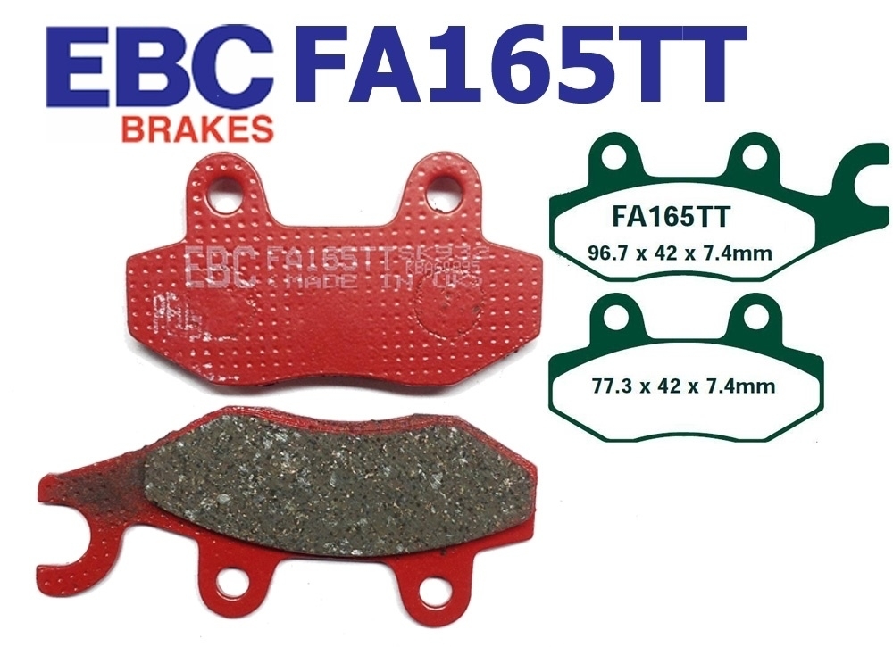 EBC Bremsbeläge FA165TT für Yamaha XTZ YFZ YFM