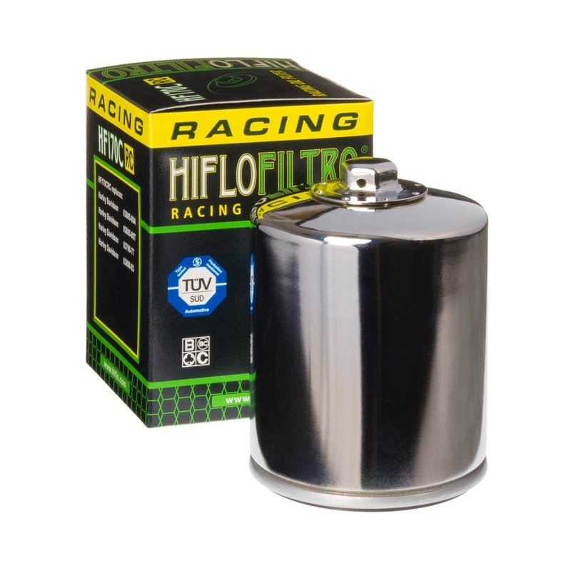 HIFLO RACING Ölfilter Chrom HF170CRC