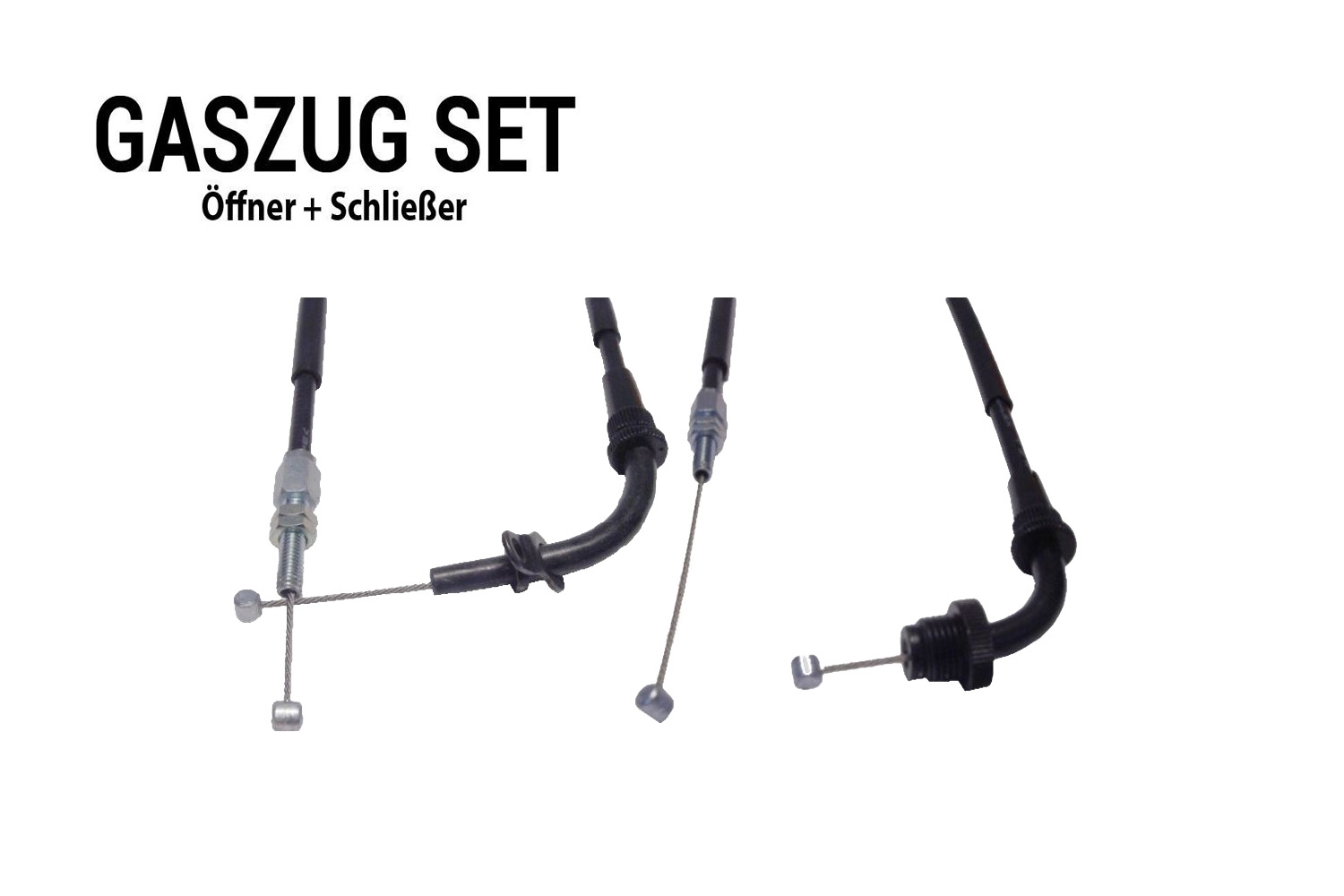 Gaszug Satz für Suzuki GSF 600 S/SU/U Bandit 2000 - 2004 Öffner A + Schließer B