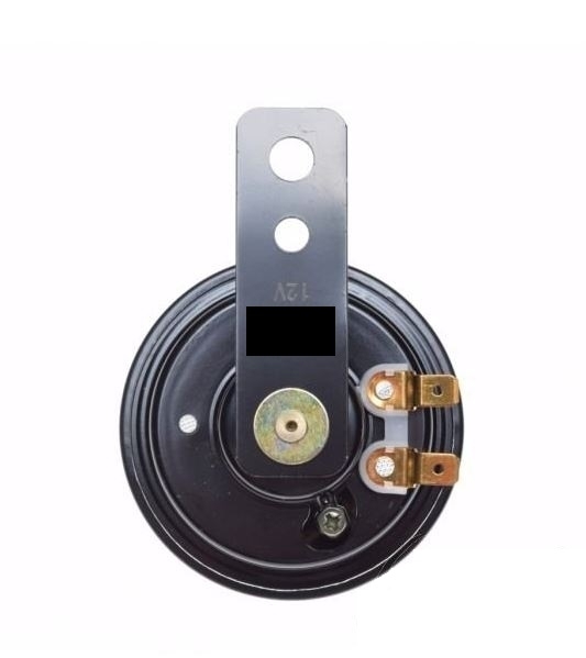 Motorrad Hupe schwarz, 12 Volt, 70 mm