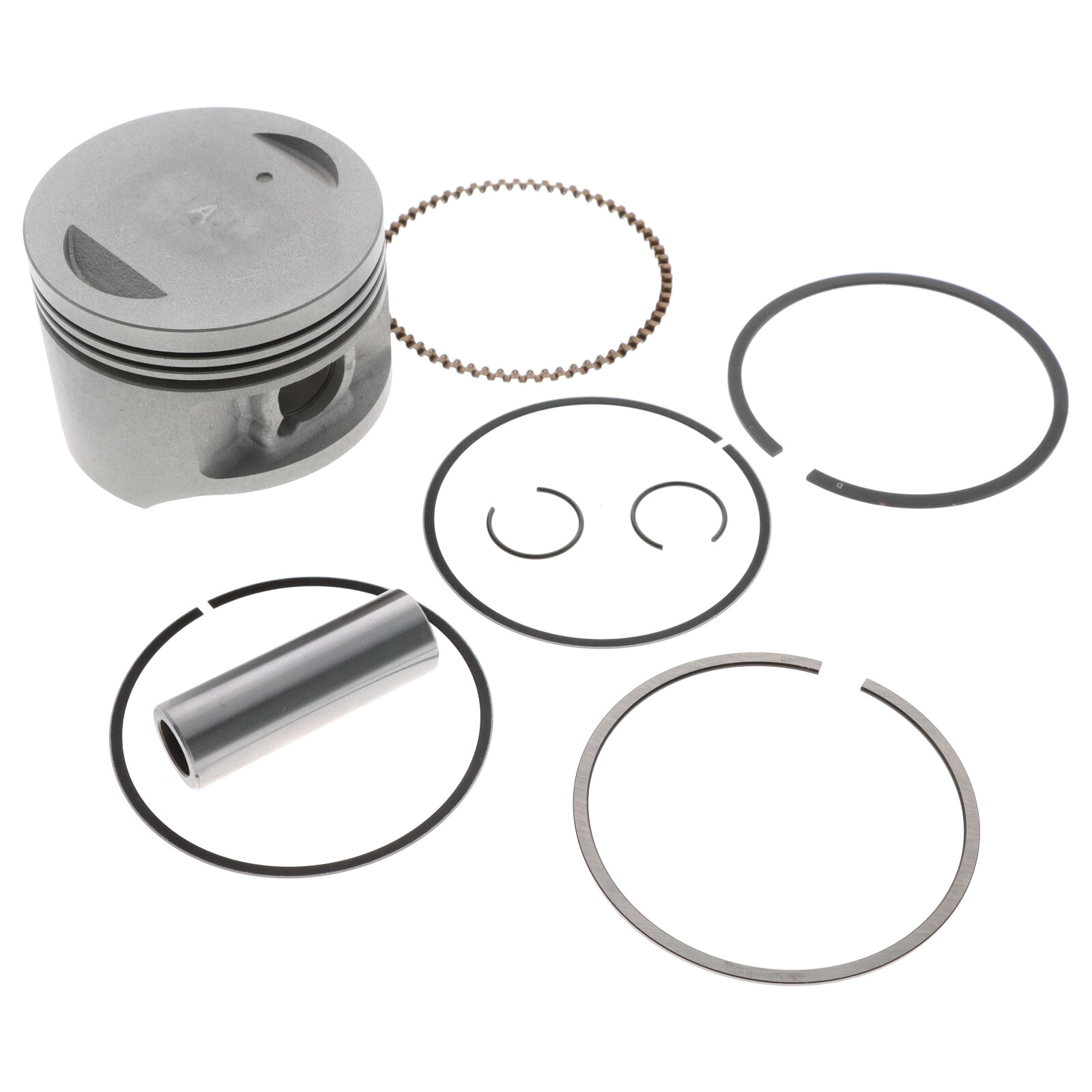 Kolben für Suzuki GN125 GS125 GZ125 TU125 DR Marauder Ø57mm Flachkolben Kolbenringe