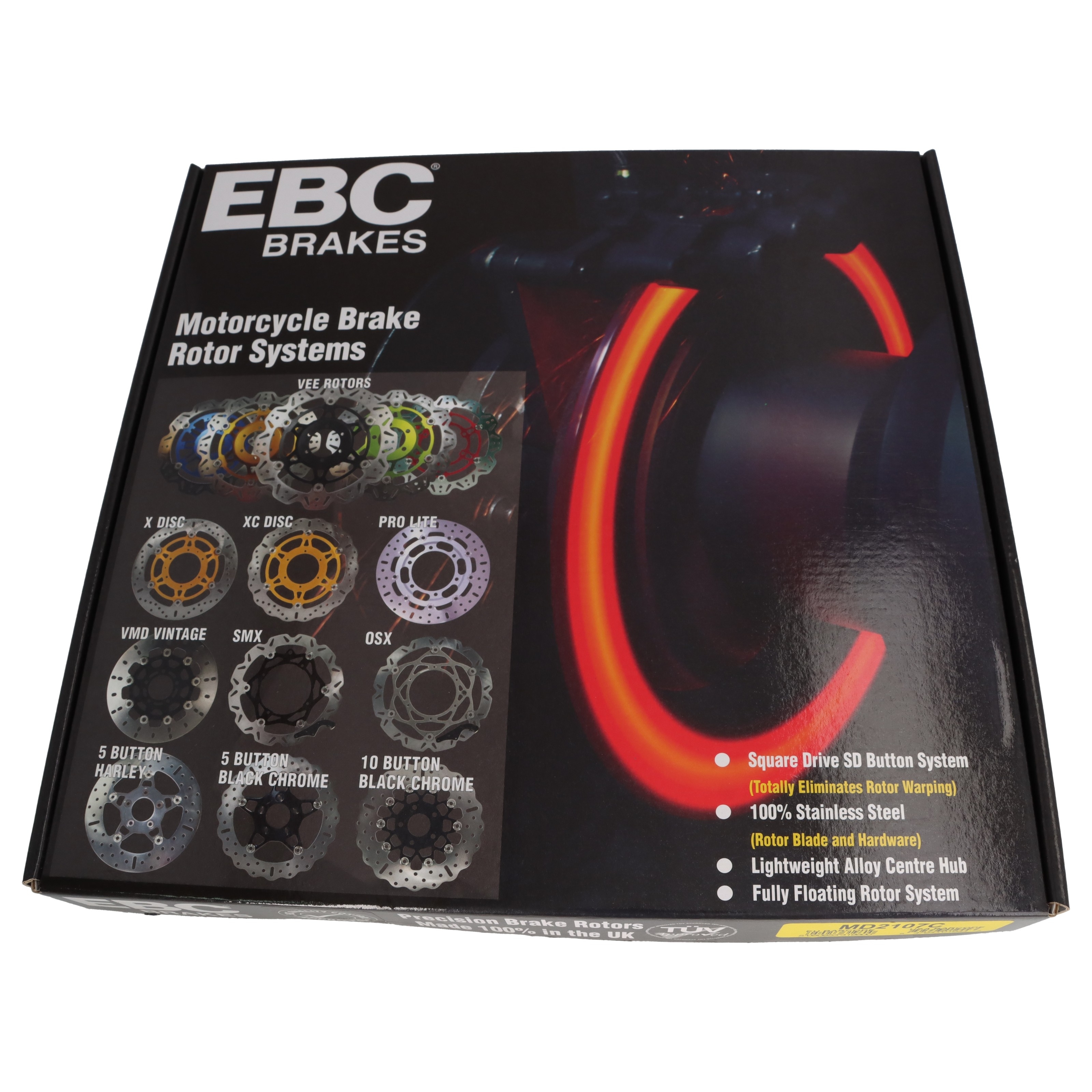 EBC MD2107C Contour Bremsscheibe für Yamaha XP 500 A SJ064 SV SJ061 SV A SJ064 TMax 4B51 4B5C 4B5F