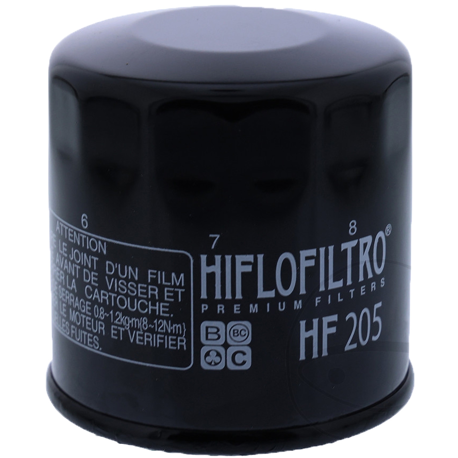 Hiflo HF205 Ölfilter für Yamaha MT07 700 MT09 900 R6 R7 Tracer 9 XSR900 XTZ700 YFM450 YFM700 YZFR1 YXZ