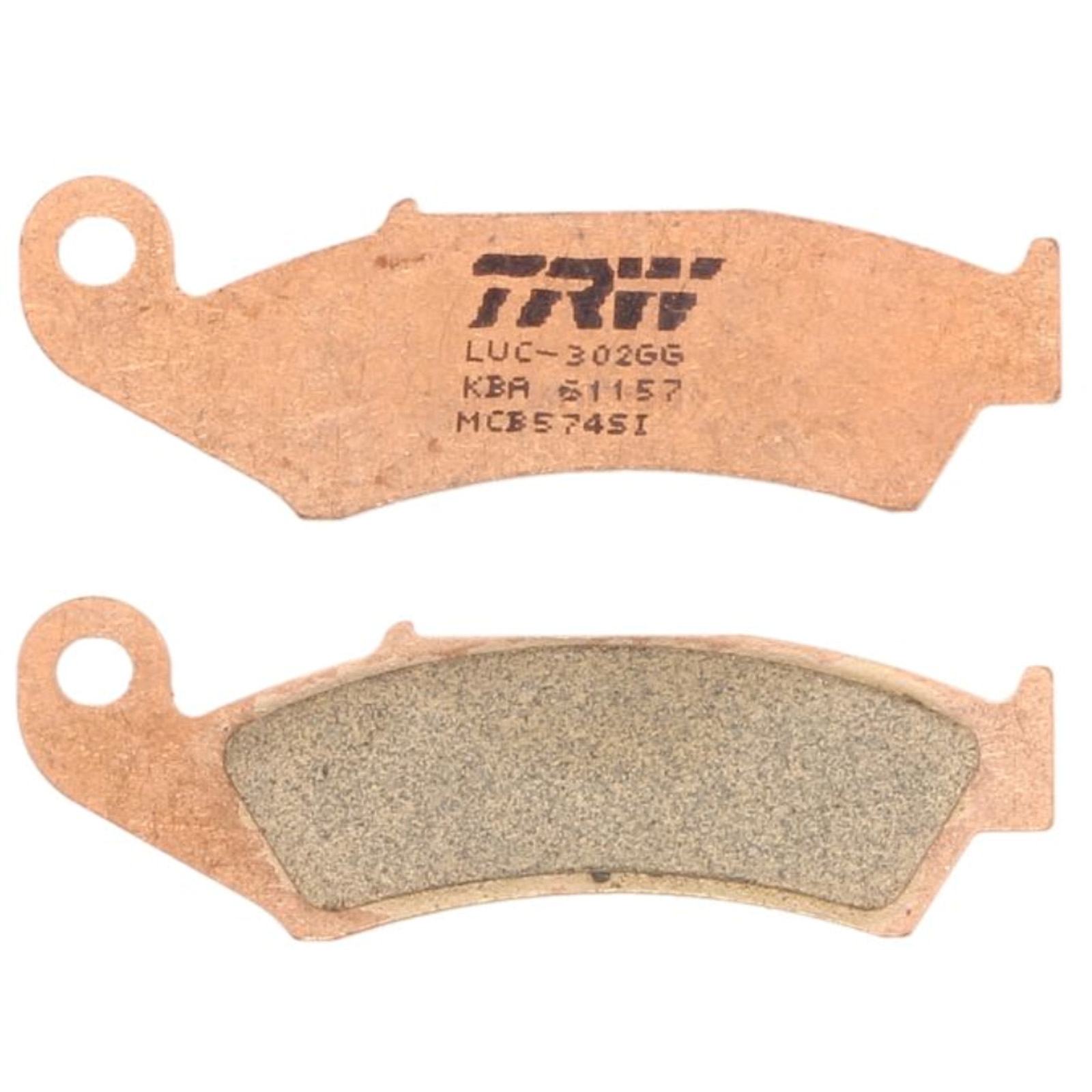 TRW MCB574SI Sintermetall Bremsbeläge vorne für Honda CR125 R CR250 R CR500 R NX250 XR250 R XR600 R
