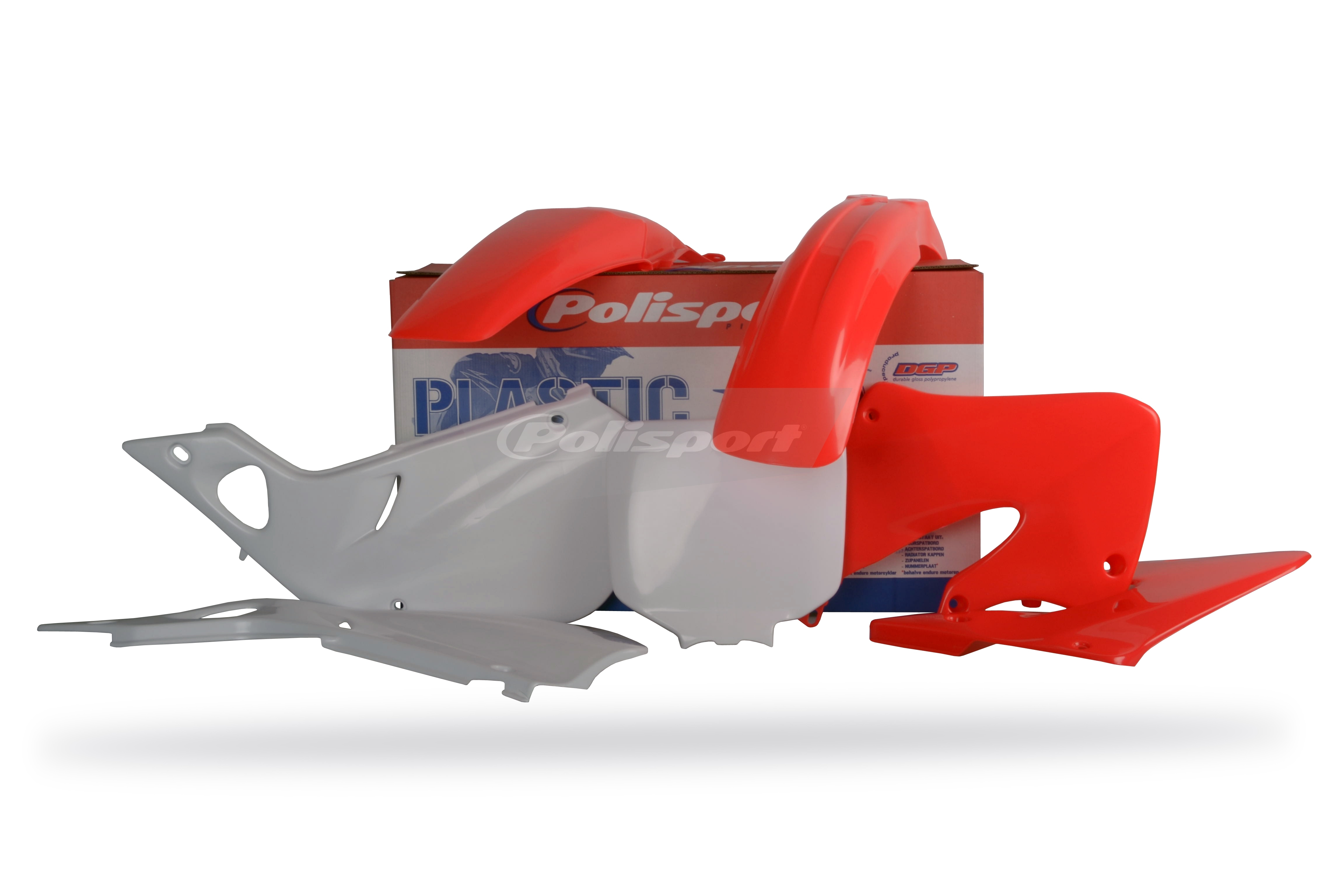 Polisport Komplett-Kit rot-weiss 90080 für Honda CR125R `98-`99 | CR250R 1997-99