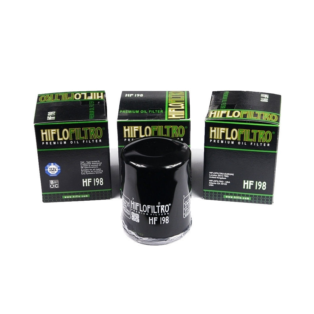 3x Ölfilter HF198 für Polaris Ranger ACE RZR Sportsman Indian FTR1200 Victory