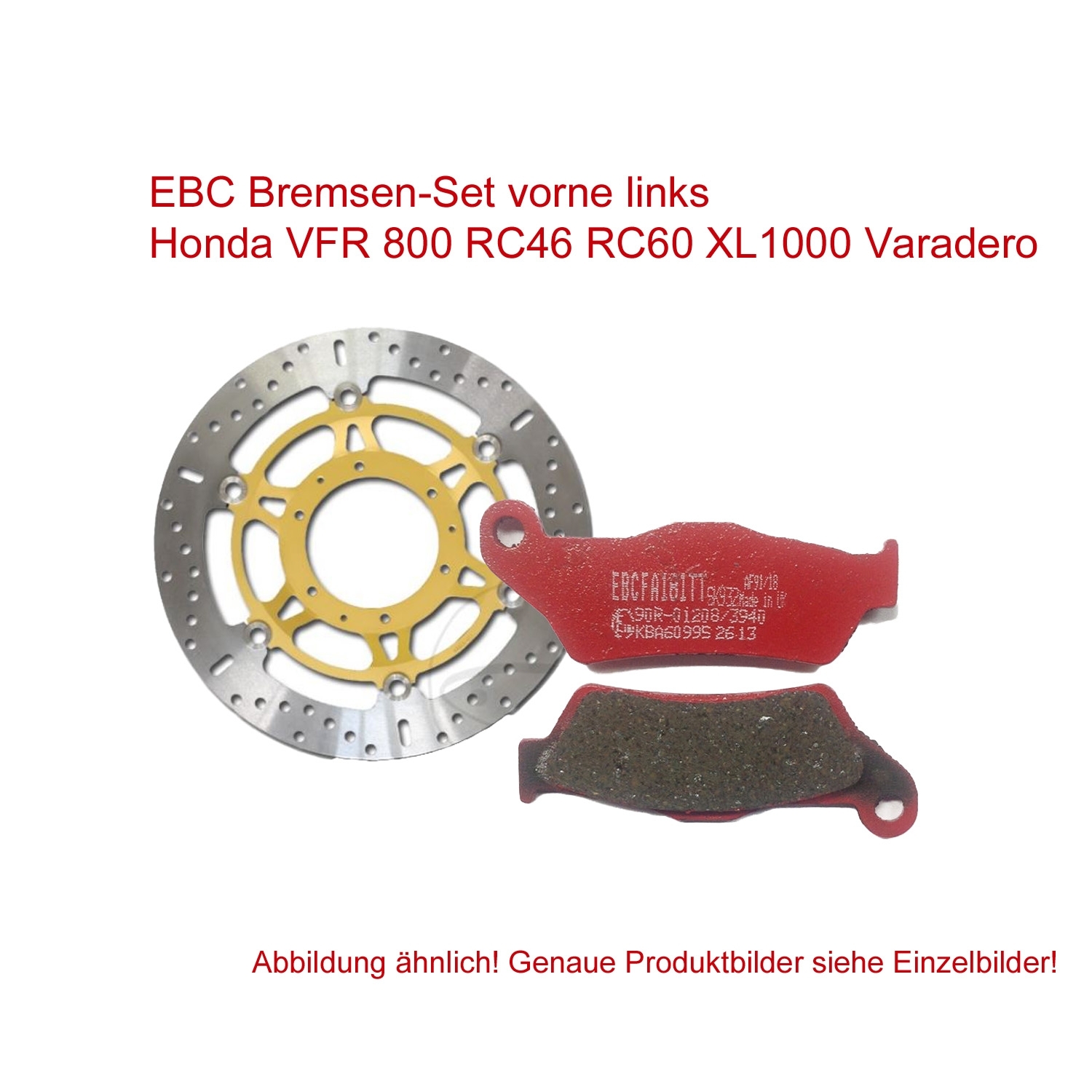 EBC Bremsenset MD1157X + FA388HH für Honda VFR 800 XL 1000
