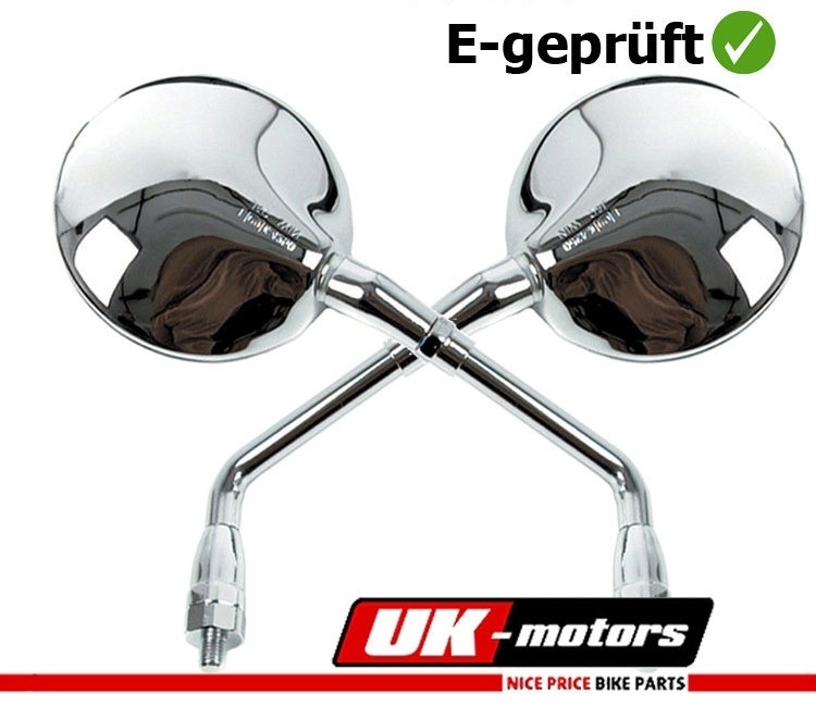 JMP Rückspiegel Paar für Kawasaki ER 500 Twister 1997 - 2006 ER500A A1-4 B1-4 C1/3 C4P C5P D1