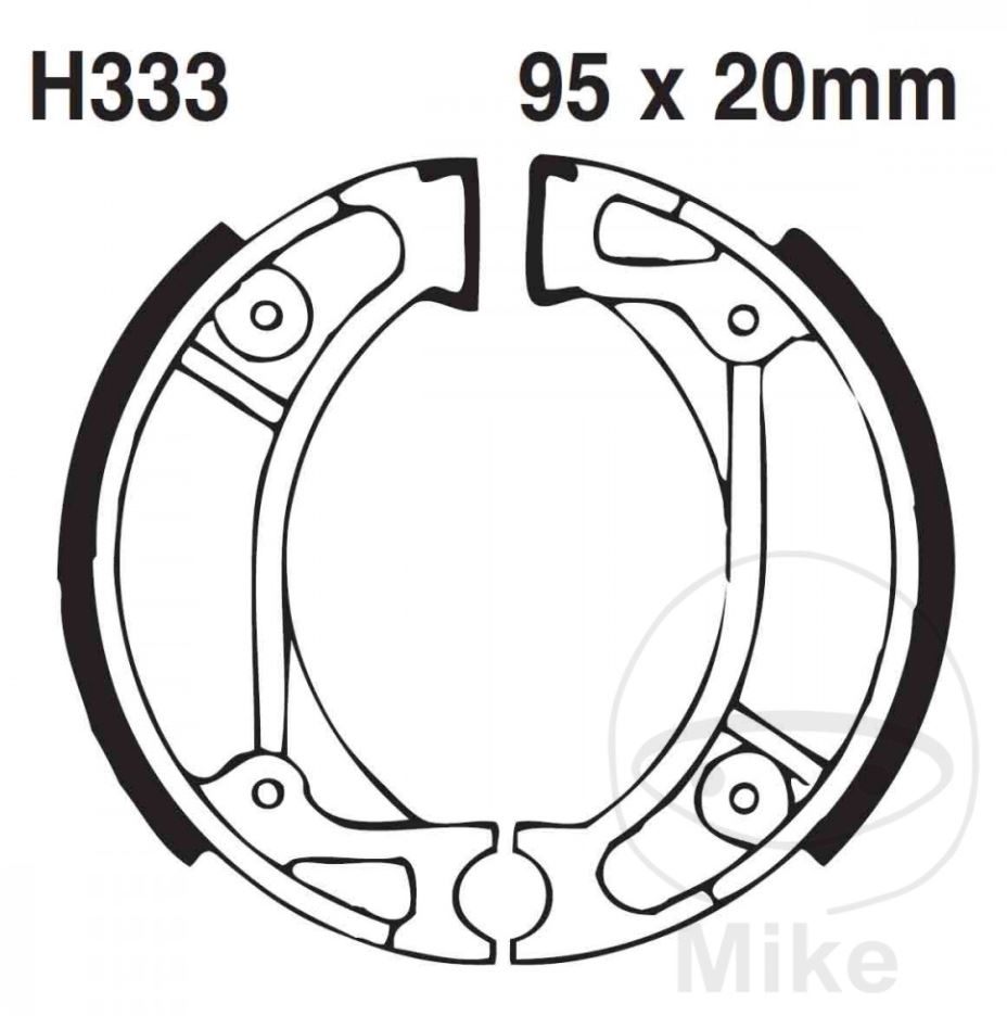 Bremsbacken mit Federn für Honda PK SA Vision CR QR NPS Zoomer CRF NSS XR TLR