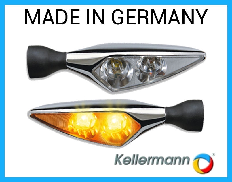 Kellermann Blinker Paar Micro Rhombus Extreme chrom