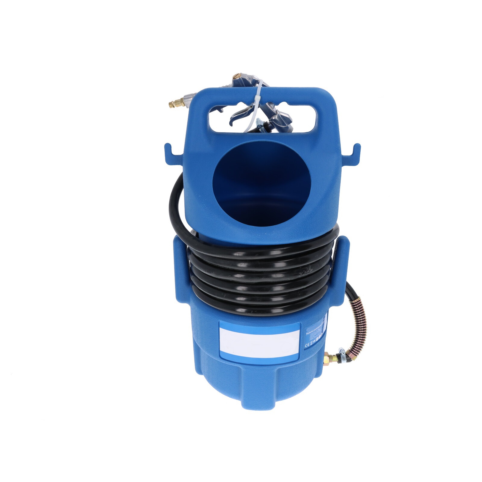 Mobiles Sandstrahlgerät Sandstrahlpistole Sandstrahler 10L für Baustahl Felgen Karosserie