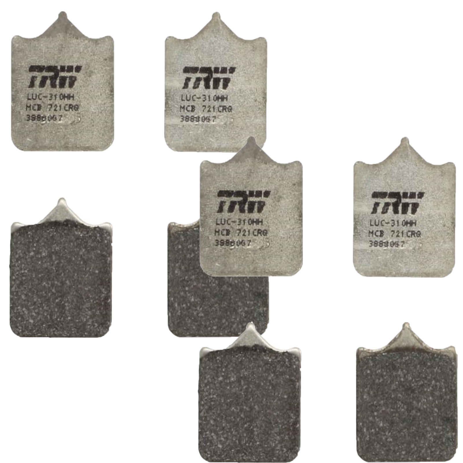 TRW Carbon Bremsbelagsatz vorne für Aprilia RSV1000 Ducati Monster S4RS 1000
