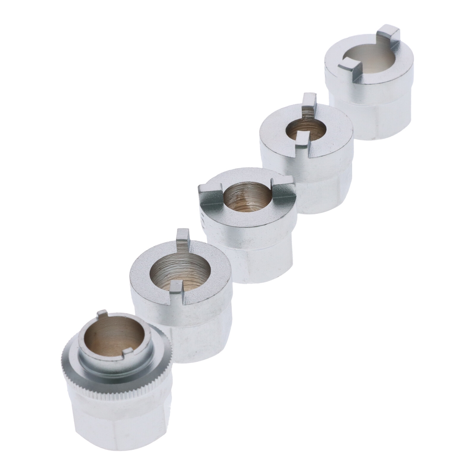 5 x Federbein Spezial Einsätze Stoßdämpfer Nutmutter Nüsse VW VAG Audi Mercedes