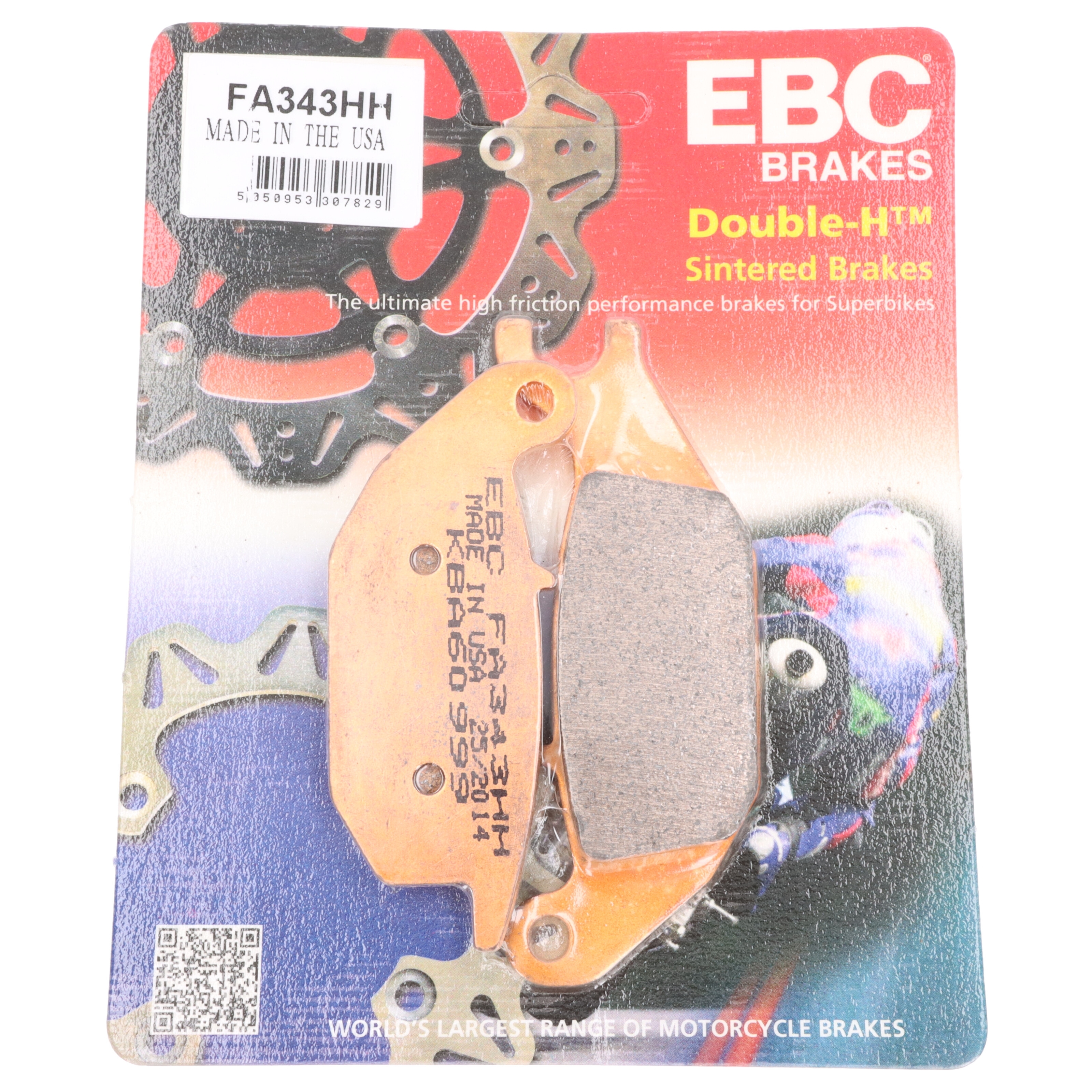 EBC FA343HH Sinter Bremsbeläge hinten für Honda Varadero XL125V CBR125R RW RS Z125