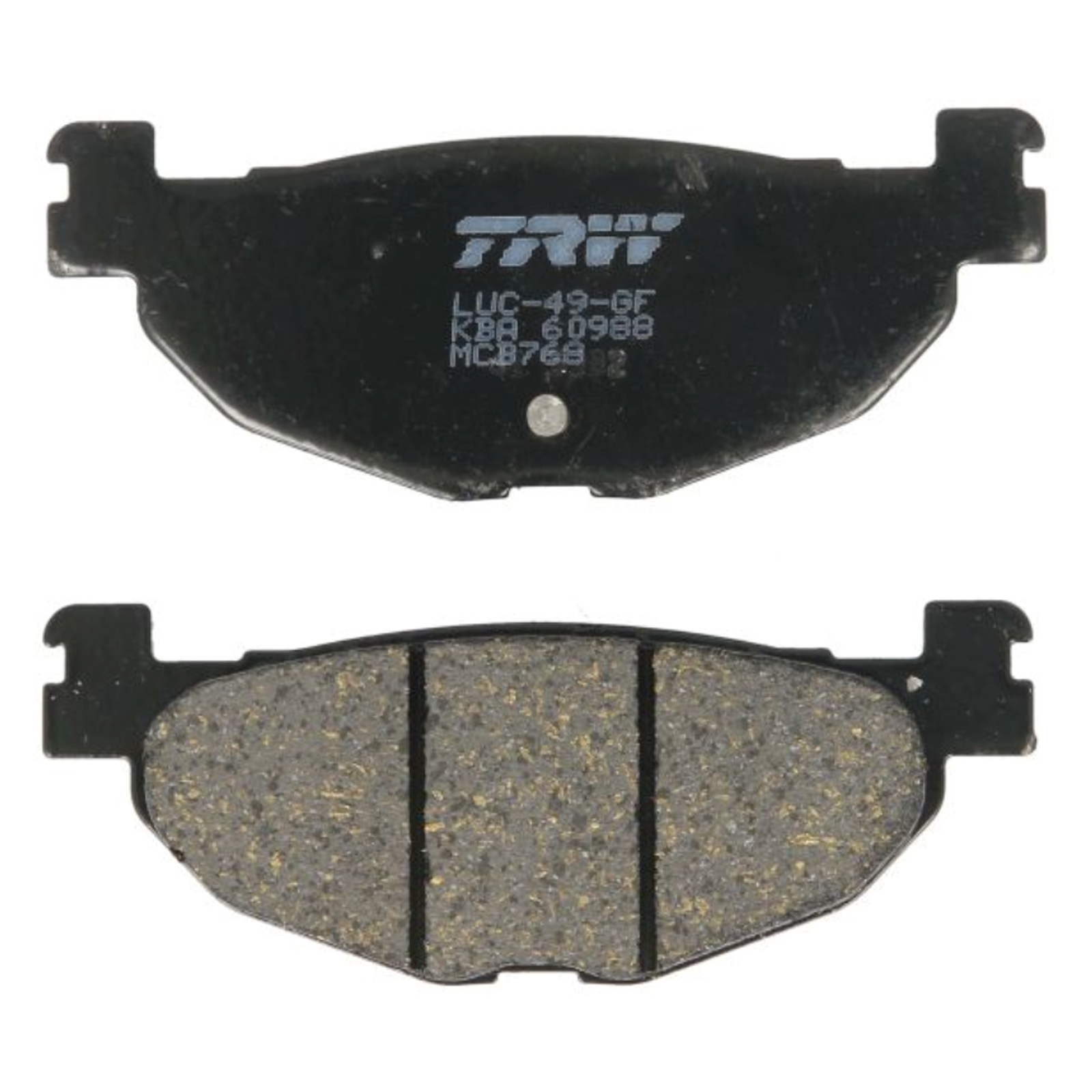 TRW MCB768 Bremsbeläge hinten für Yamaha YP400 Majesty 2005-2011 XP500 TMax 2004-2011