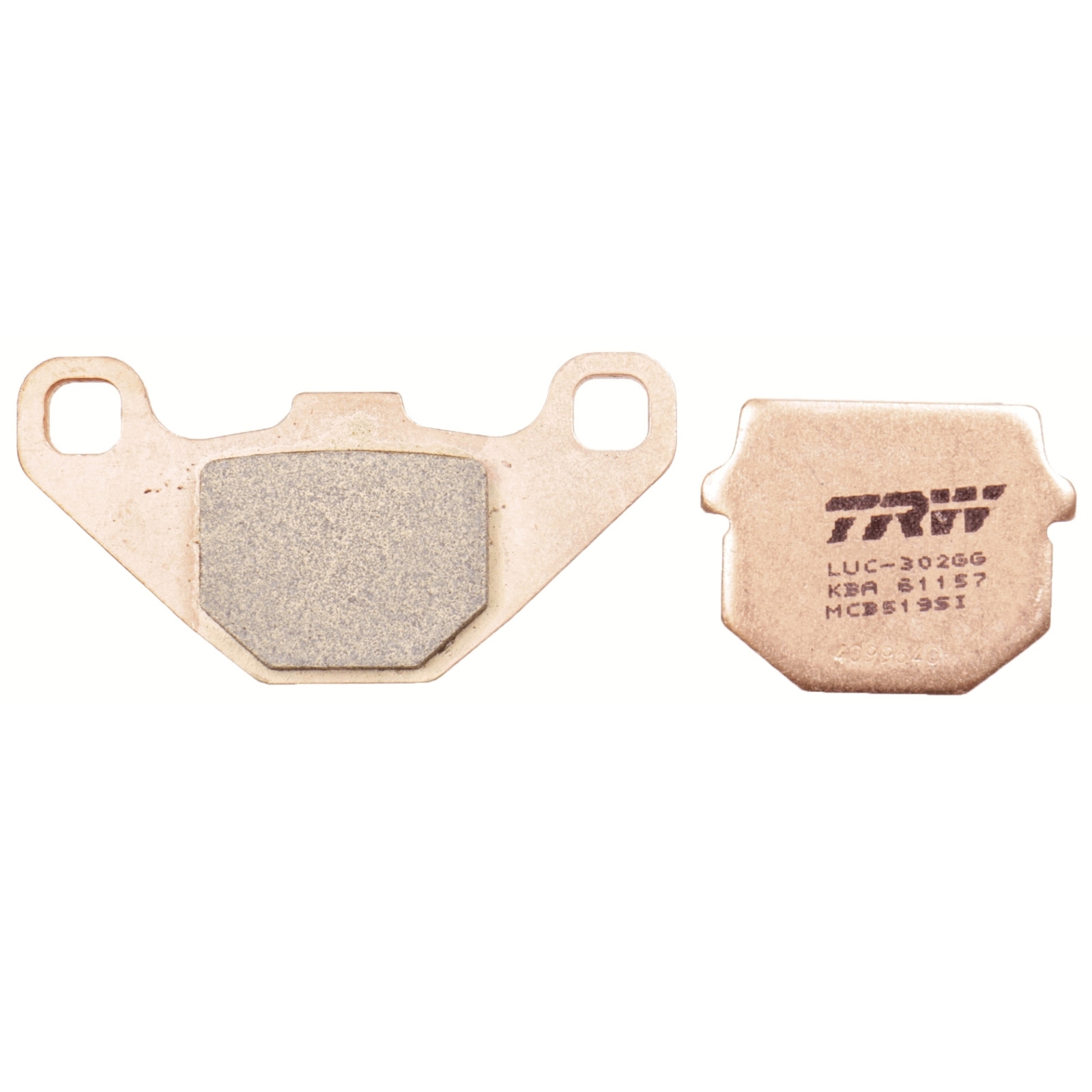TRW MCB519SI Sintermetall Bremsbeläge für Peugeot Speedfight Kisbee Sky Aprilia Ering Keeway Kawasaki TGB