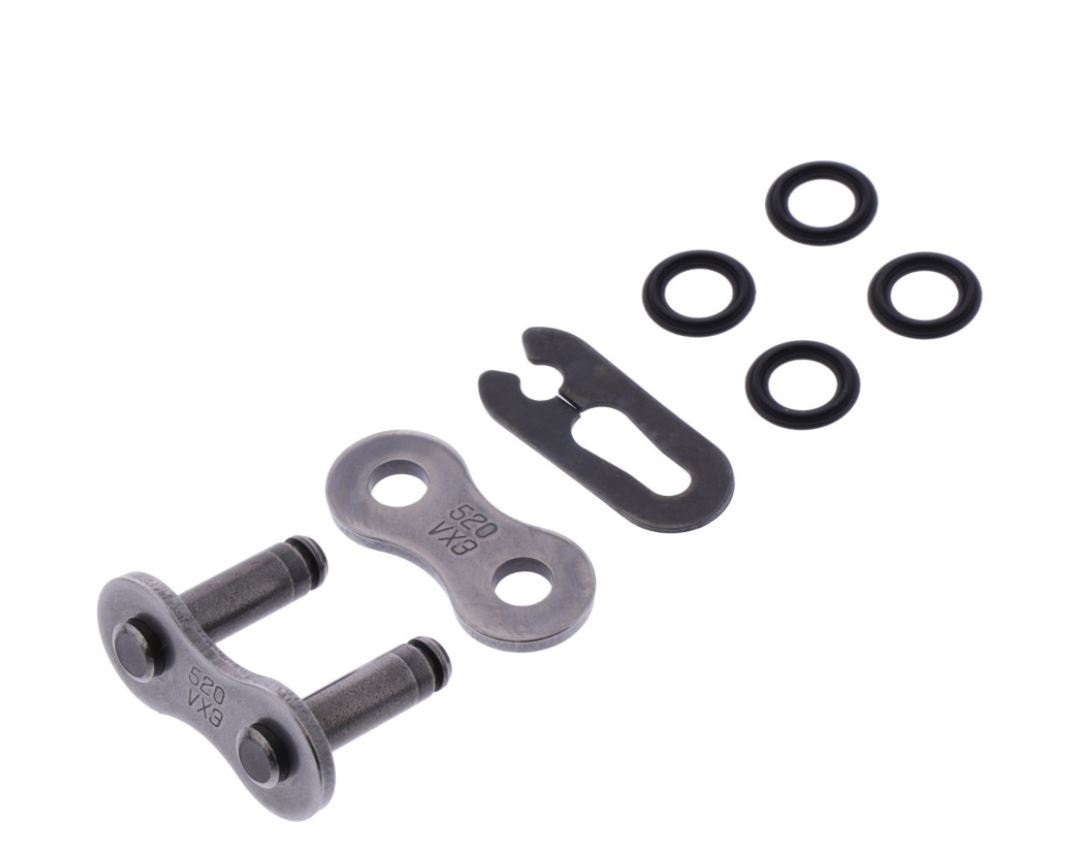 DID VX3 Motorrad X-Ringkette verstärkt offen 520 Teilung 112 Glieder Clipschloss