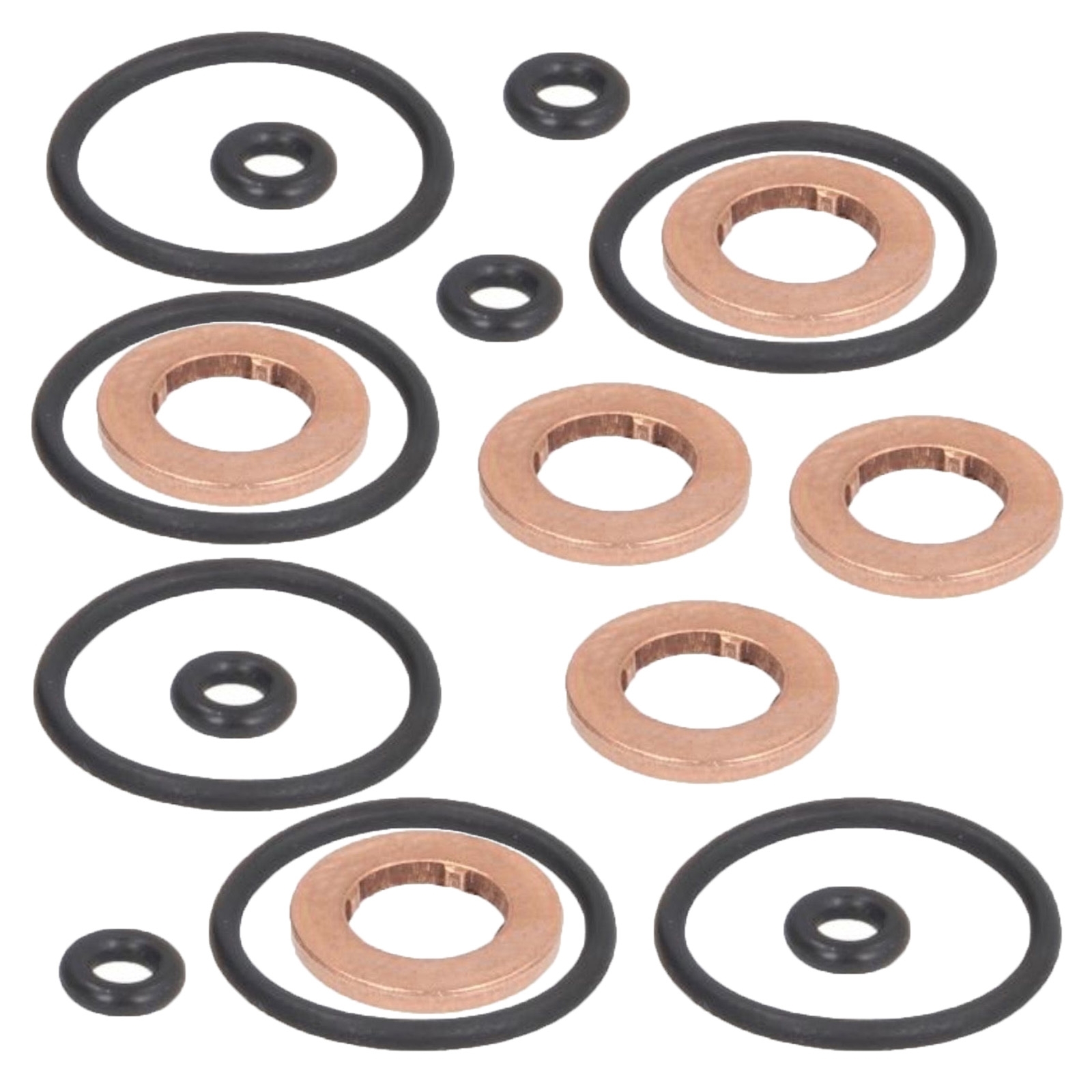 6x Elring 883.680 Dichtungssatz Einspritzdüse für Audi A3 A4 A5 VW Golf Passat Seat Altea